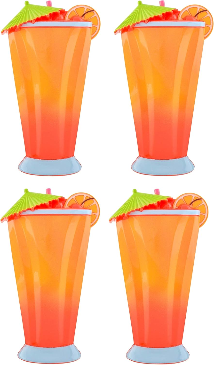 Boca Clips - Beach Towel Clips for Beach Chairs, Pool and Patio Accessories Clothes Pins for Bags, 2-Pack (Caribbean Cocktail) - Image 1
