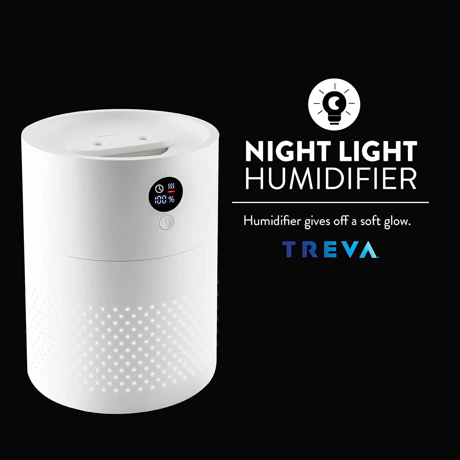 Portable Cool Mist Humidifier 2 Liter Capacity Rechargeable Battery Powered 2 Misting Modes Led Display Panel and Auto Shut Off - Image 5