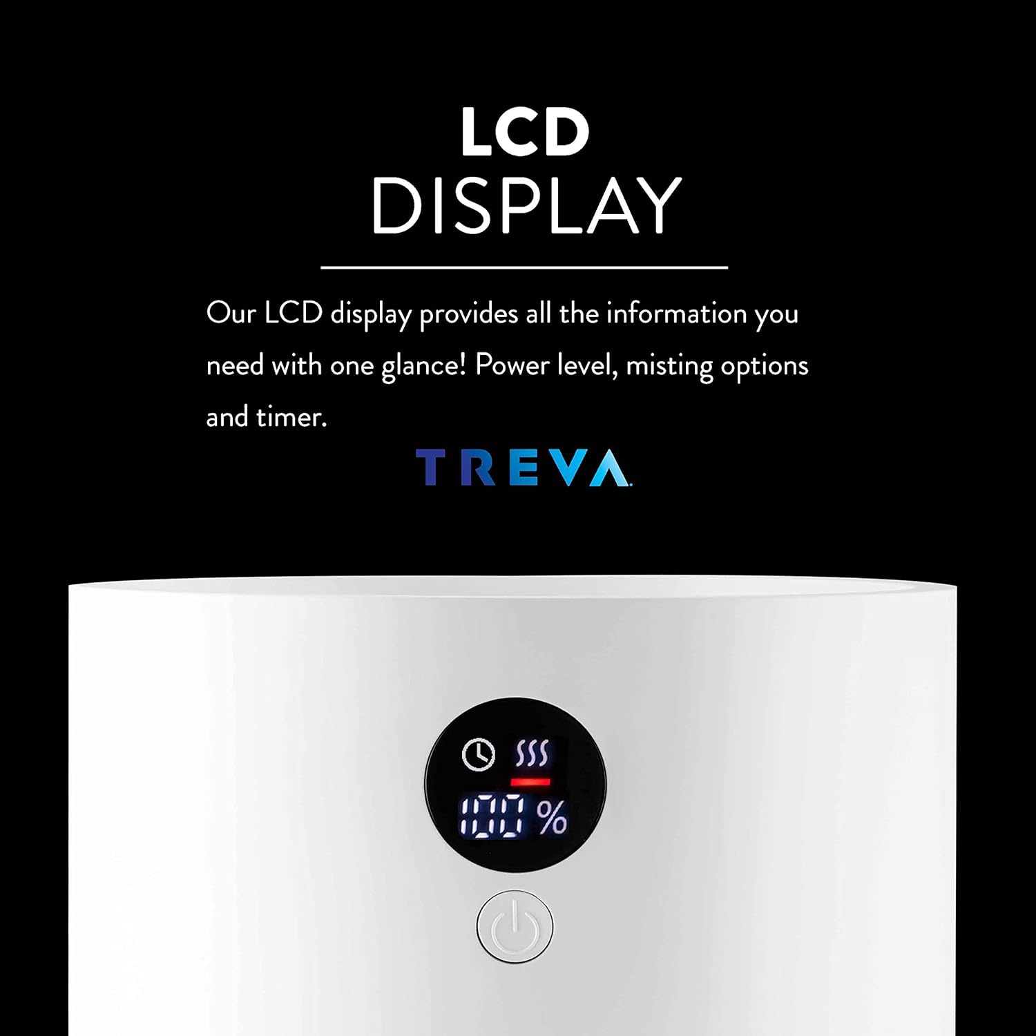 Portable Cool Mist Humidifier 2 Liter Capacity Rechargeable Battery Powered 2 Misting Modes Led Display Panel and Auto Shut Off - Image 7