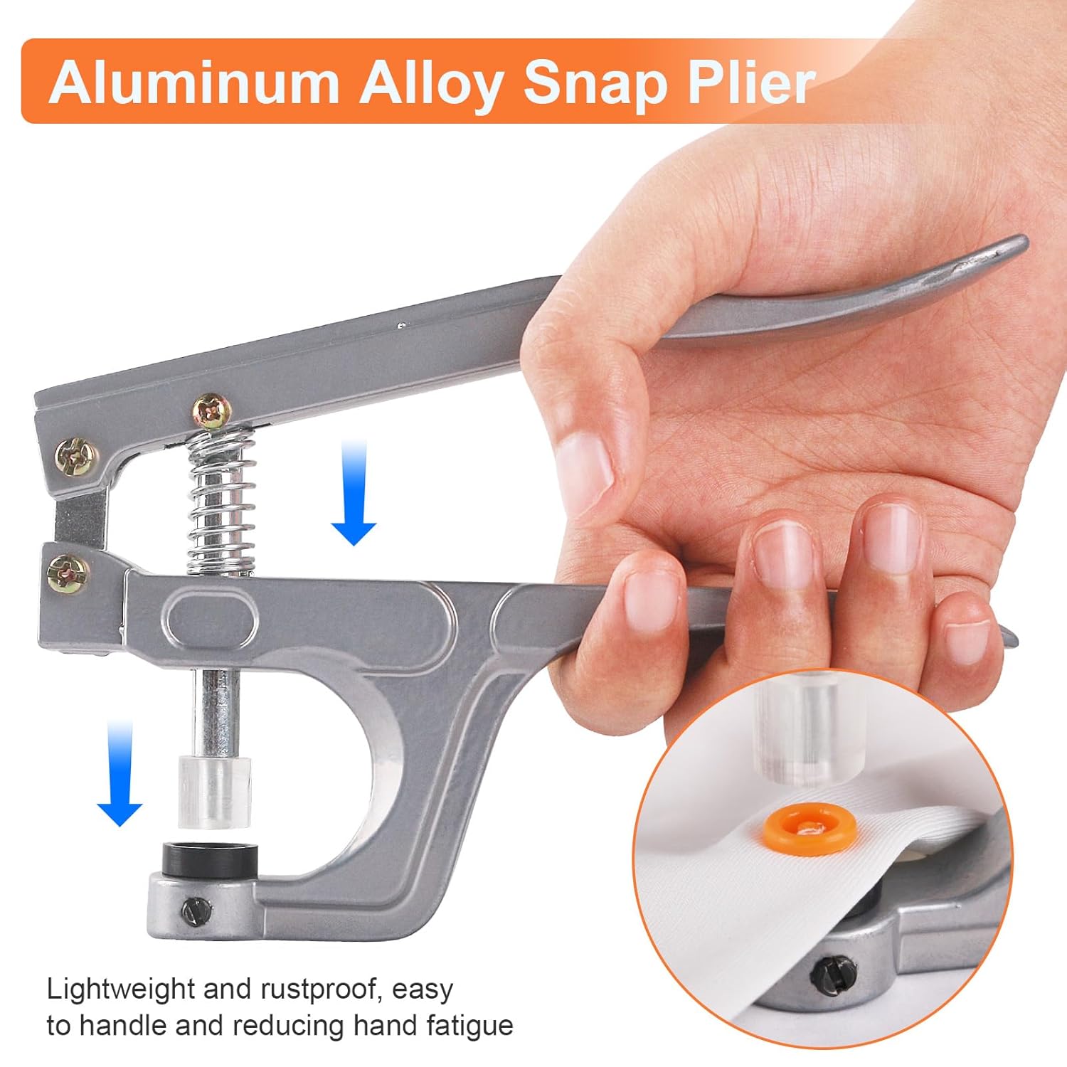 Paper Corner Rounder Punch, Corner Punch Corner Cutter Rounder for Cardstock + Snap Button Kit with Snaps Pliers, 240 Sets Plastic Snaps for Fabric - Image 8