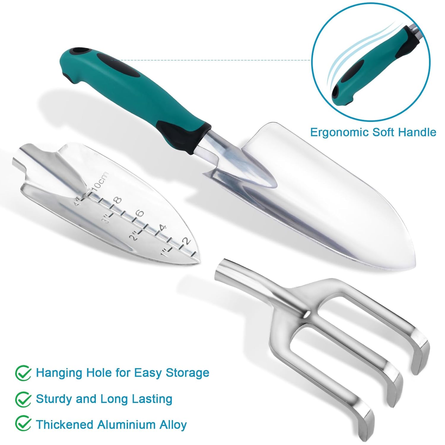 Paper Corner Rounder Punch, Corner Punch Corner Cutter Rounder for Cardstock + Garden Tools Sets, Gardening Tool Set with 39.3 in Repotting Mat - Image 7