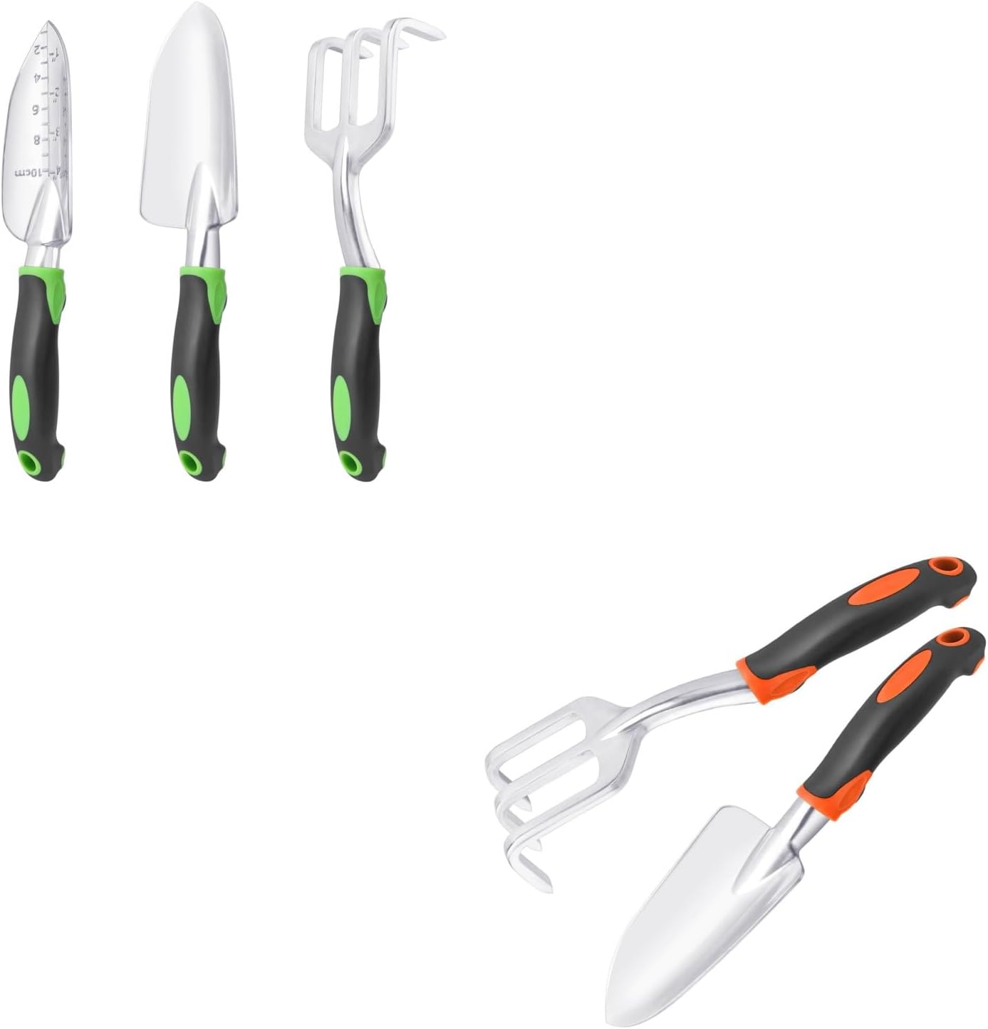Garden Tools Set, 3 Pack Heavy Duty Gardening Tools Set Include Garden Shovel + Garden Tool Set, 2 Pack Heavy Duty Gardening Tools Set - Image 1