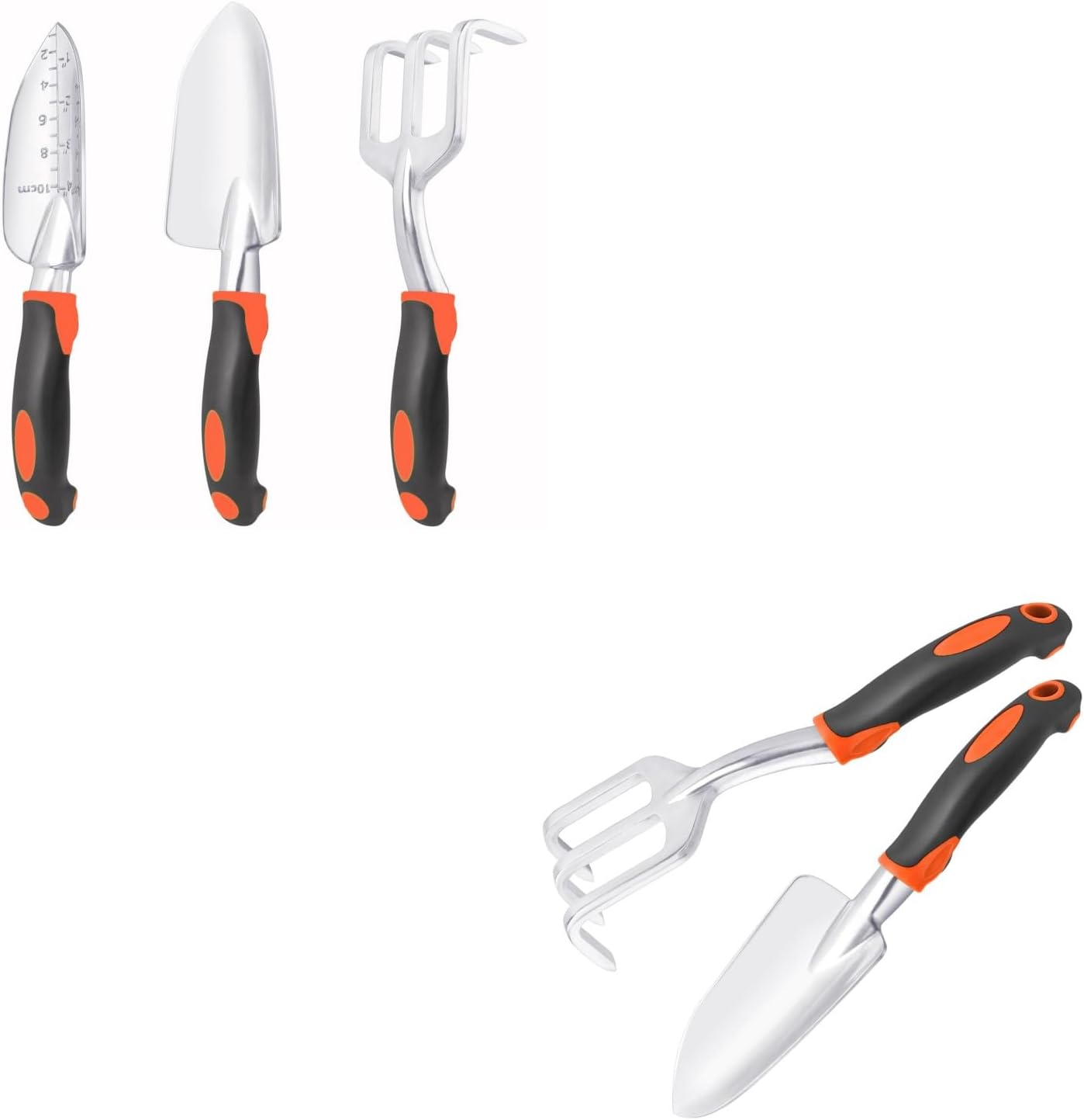 Garden Tools Set, 3 Pack Heavy Duty Gardening Tools Set + Garden Tool Set, 2 Pack Heavy Duty Gardening Tools Set - Image 1