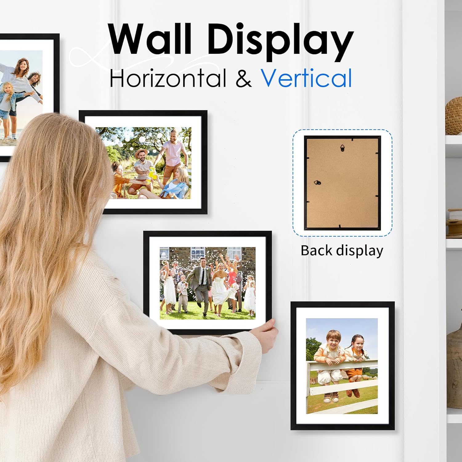 8x10 Picture Frame Set of 2 & 8.5x11 Picture Frame Bulk-6 Pack - Image 5