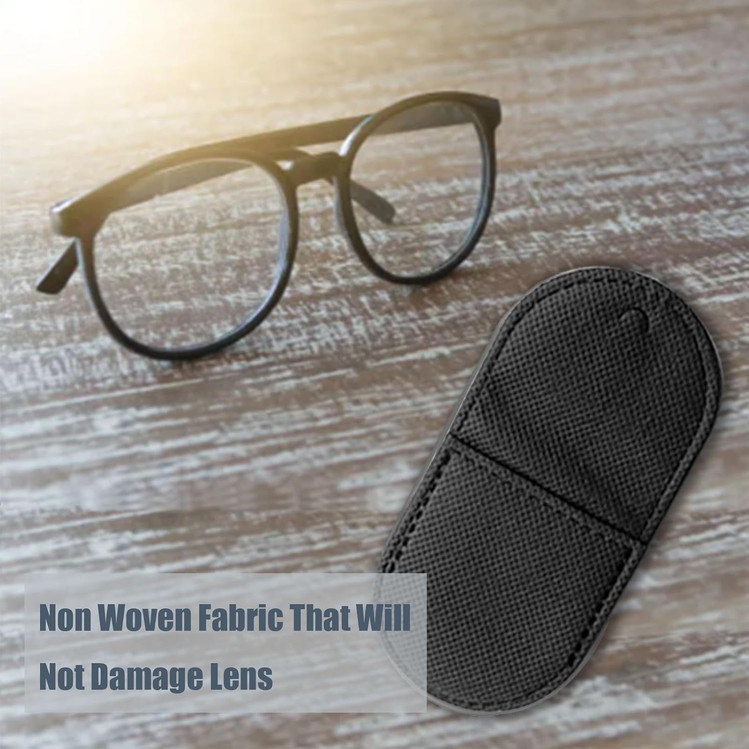 Eye Patches for Glasses,6 Pcs Medical Eye Patch for Adults and Kids Non-Woven Fabric Eye Patches to Cover Left or Right Eye Strengthen Vision and Improve Amblyopia,Lazy Eye(Black,Large Size) - Image 6