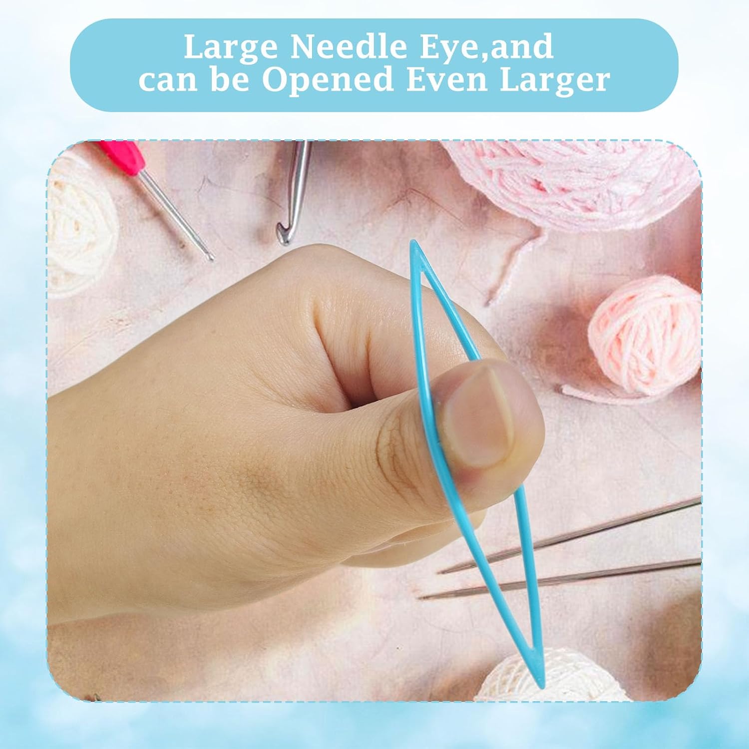 10 Pcs Large Eye Finishing Needles,Plastic Yarn Needles for Sewing Weaving in Ends Tapestry/Darning/Crochet Needle for Thick Bulky Yarn Sewing Knitting Weaving Supplies Accessories (Random Color) - Image 4