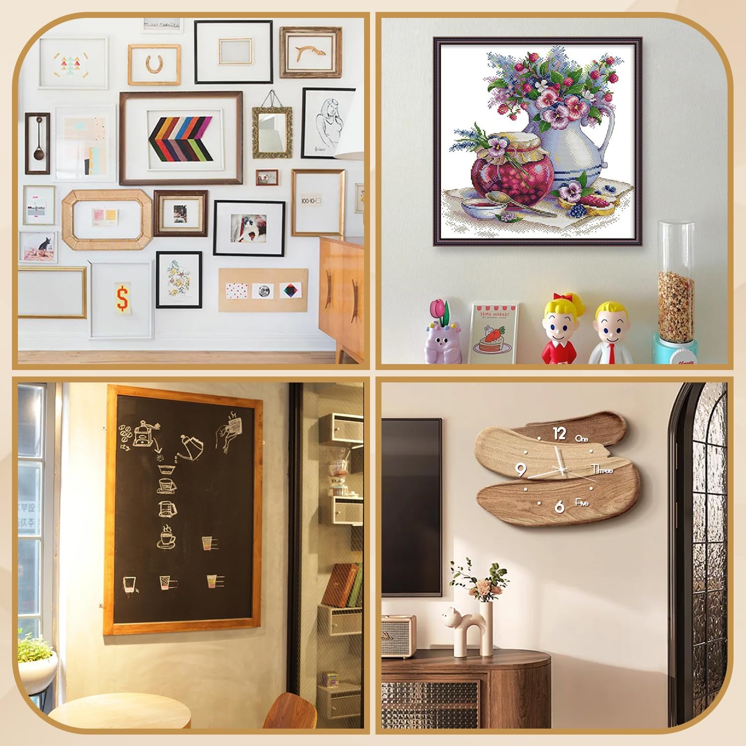 50 Sets Sawtooth Picture Hanger, Picture Frame Hangers with Screws for Photos Canvas Clock Wood Frame Hardware Metal Hook Hanging Artwork Home Decoration (Black) - Image 6