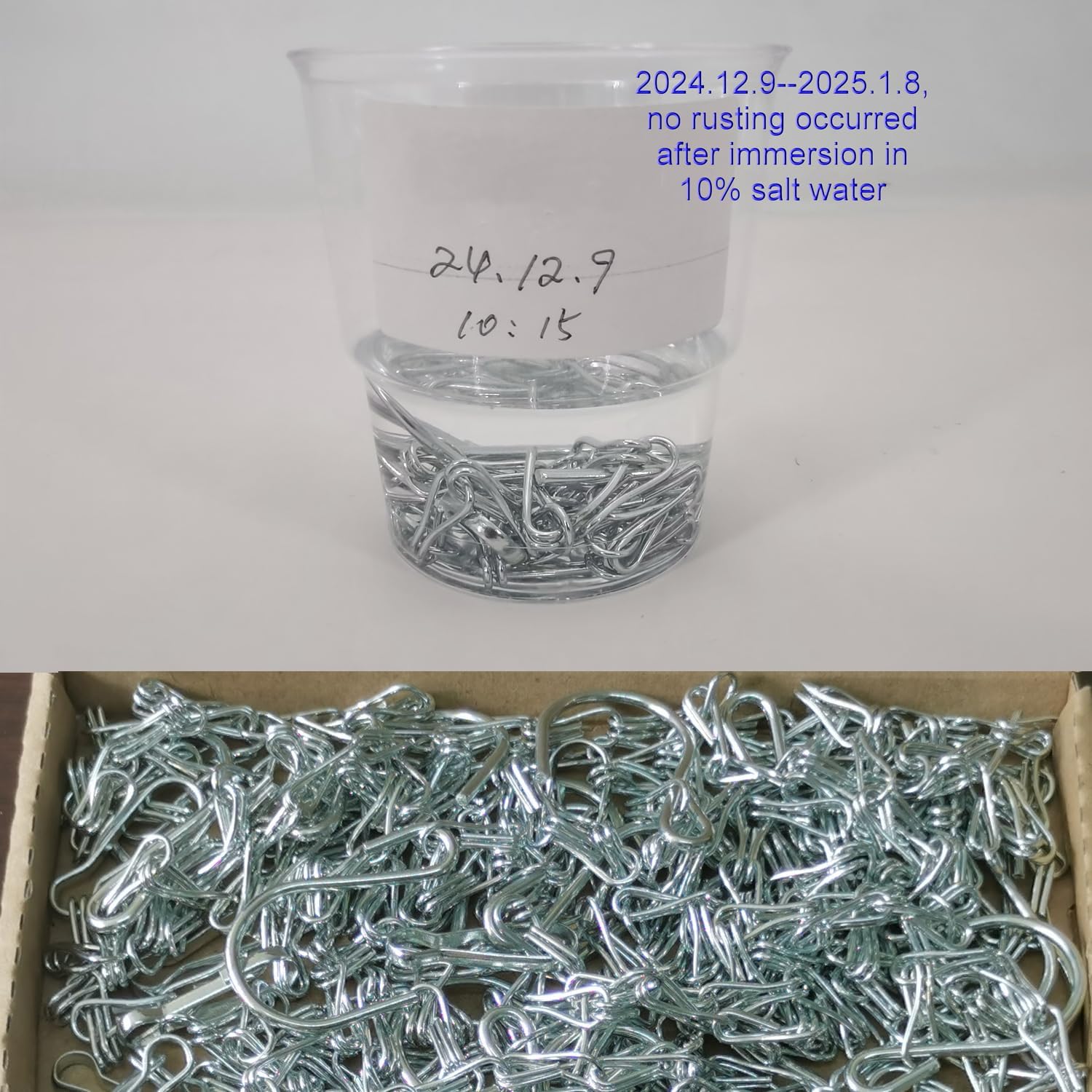 10 Pack SIL Storagehook Silver Hanging Chains with Hooks, Grow Lights Chain adjusable fit bird feeders for outdoors, Plant hanger indoor, Hanging Planter, Wind Chime, Pendant light, Christmas wreath - Image 8