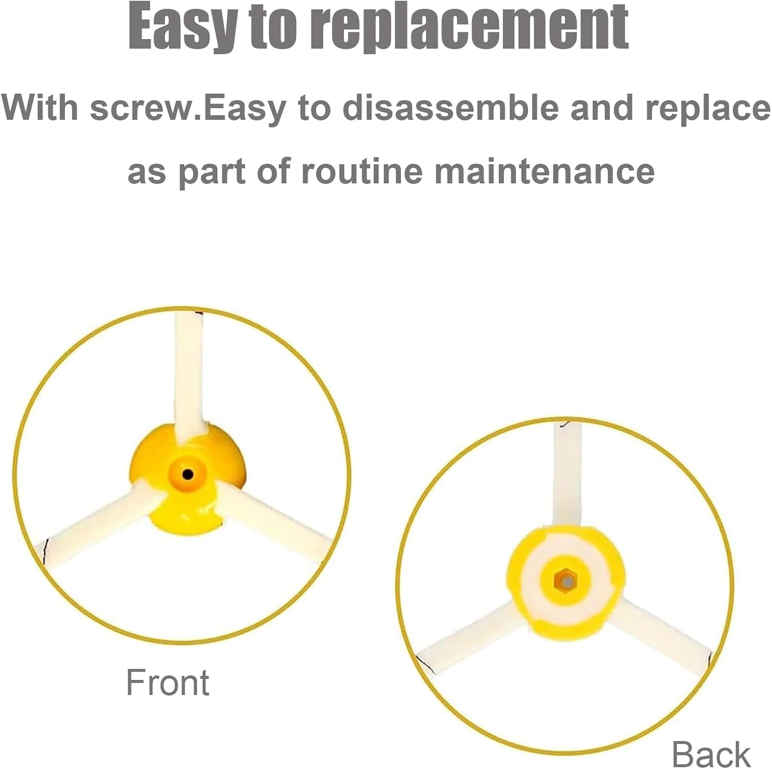Side Brush Replacement for IRobot Roomba 900,800,700 and 600 Series 960 980 985 860 870 877 880 890 891 895 805 761 770 780 790 614 650 665 671 675 690 694 Models 6-Pack - Image 4