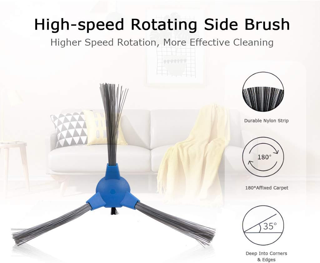 Side Brush Replacement for Eufy RoboVac 11S, RoboVac 12,RoboVac 15C, RoboVac 30, RoboVac 30C, RoboVac 35C Vacuum, 6Pack - Image 5