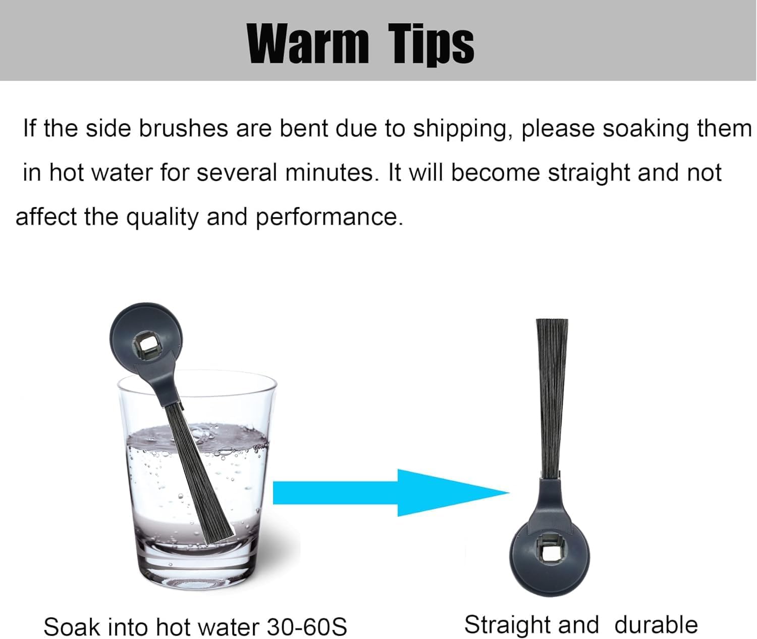 Replacement Side Brushes Compatible with Shark Vacuum Cleaner ION Robot IQ R101AE(RV1001AE), IQ R101(RV1001), RV1000 AV911S AV2501AE RV2502AE AI AV2501S, AV2501AE, RV2502AE, RV2520AOUS, AV2510AOUS - Image 5