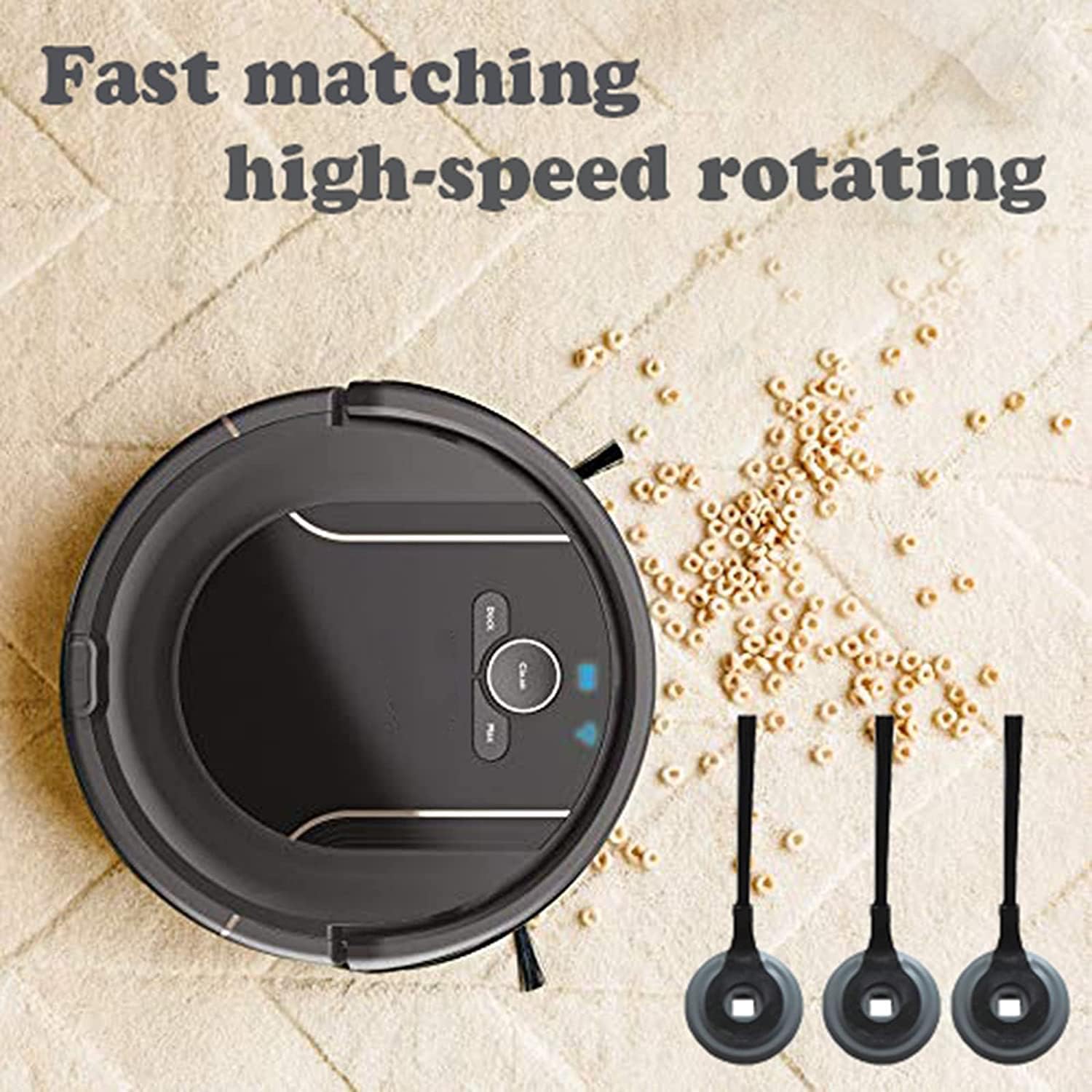Side Brush for Shark ION Robot Vacuum AV751 AV752 AV753 RV850 RV850BRN RV850WV S87 RV700_N RV720_N RV750_N Robot Vacuum Cleaner Accessory -6 Pack - Image 4