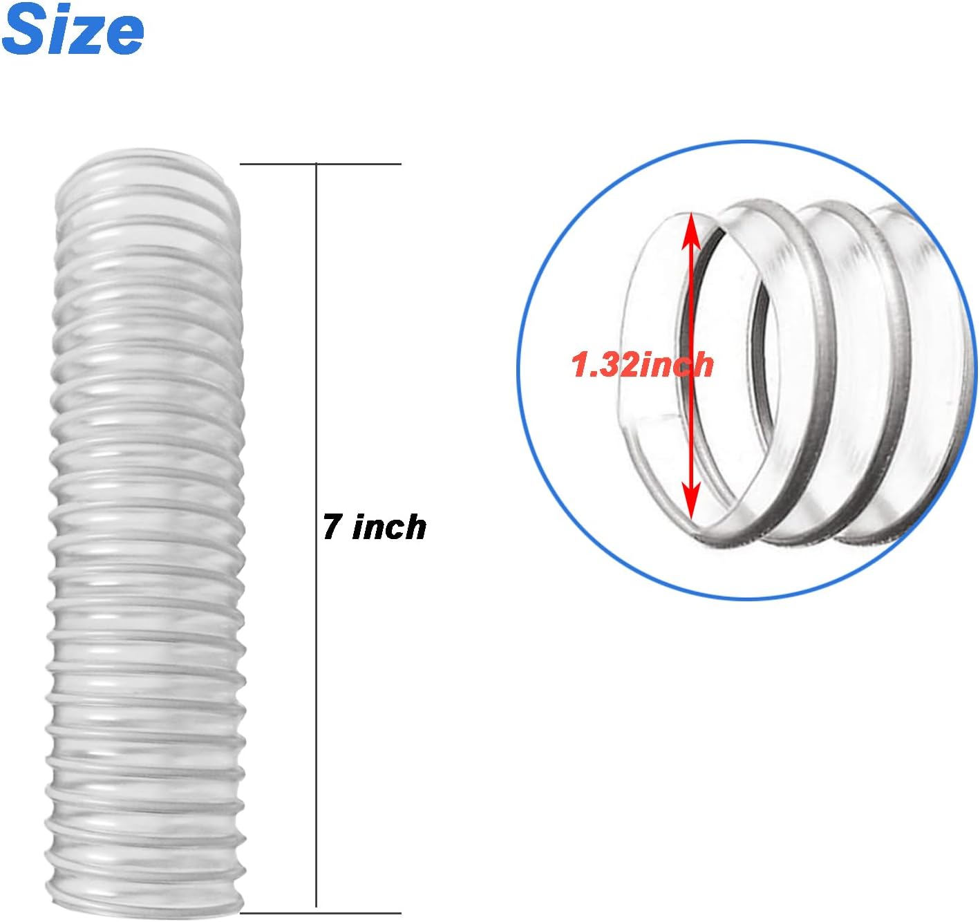 Replacement Lower Nozzle Hose for Shark Rotator NV752 NV751 NV340 NV400 NV501 NV502 NV552 NV650 UV795 Vacuum Cleaner Floor Lower Nozzle Hose Replacements Parts 7