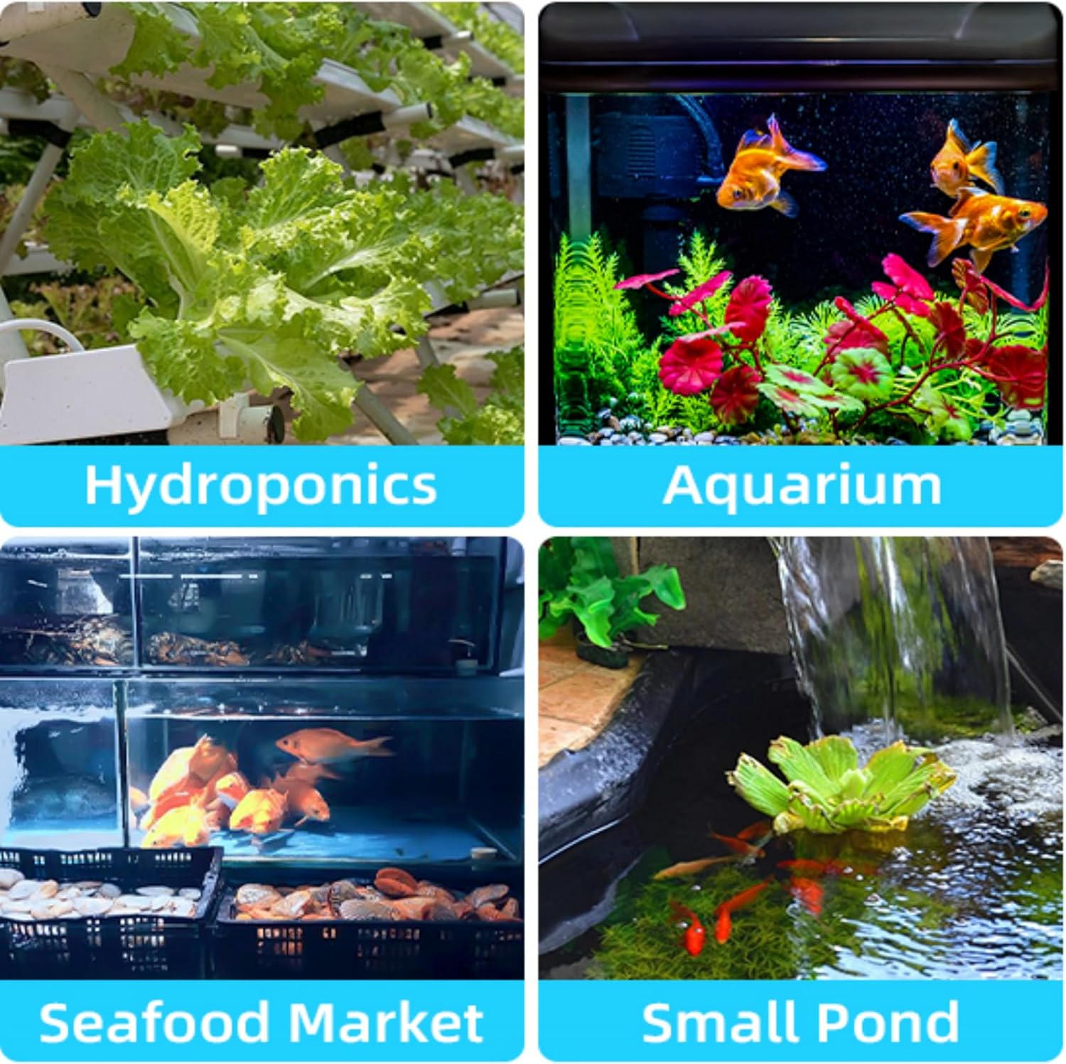 Air Stone Disc, 4 Packs, Aerator Bubble Differ, Air Pump Accessories for Hydroponics, Aquarium Fish Tank, Ponds, DWC Reservoirs and Circulation System (1.5 inch) - Image 5