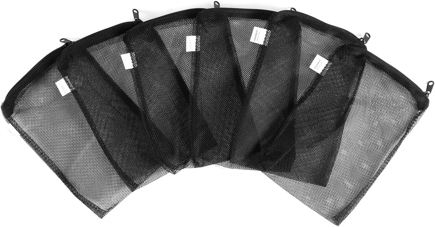 Filter Media Mesh Bags with Plastic Zipper Reable… (6PCS) - Image 2