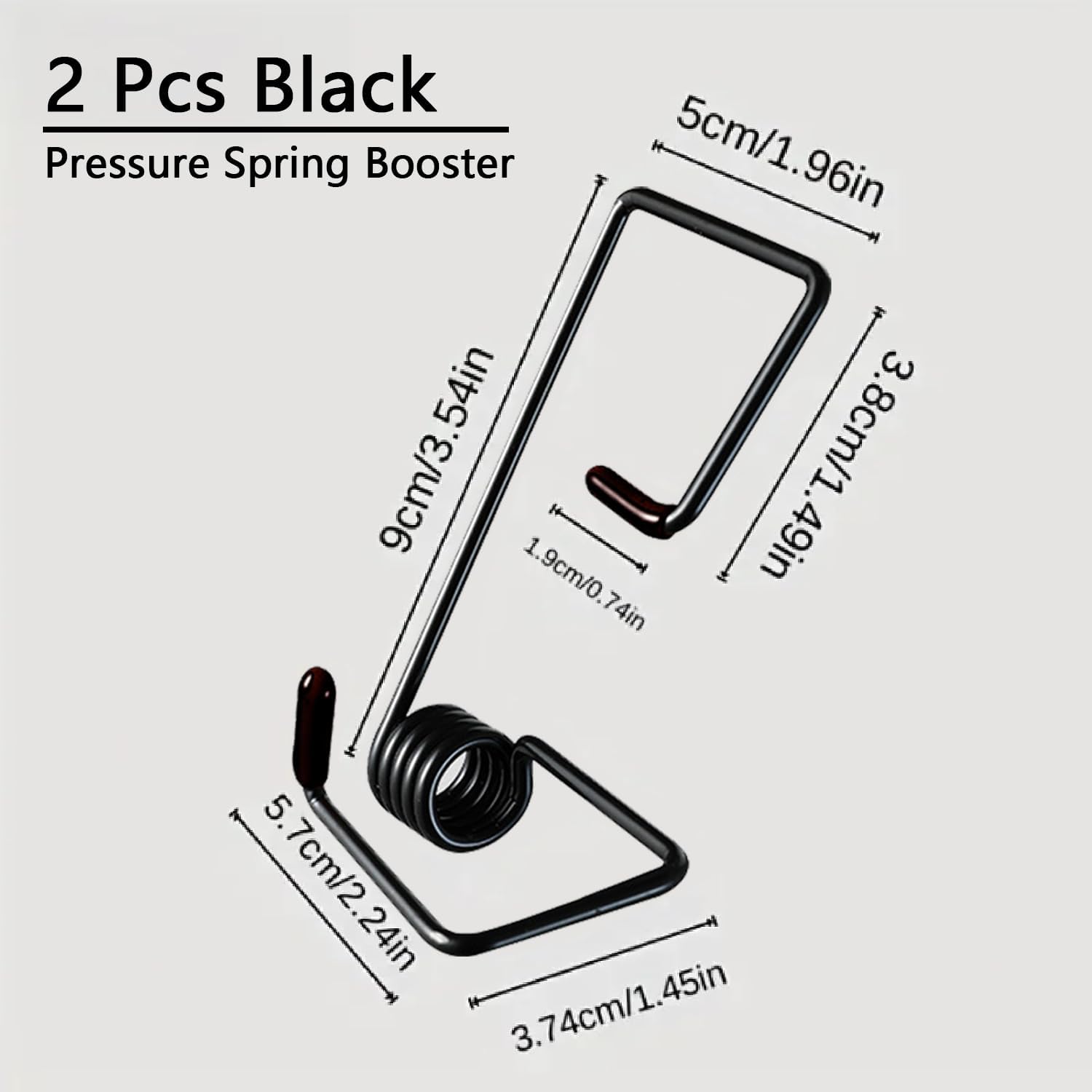2Pcs Windshield Wiper Arm Pressure Spring Booster, Wiper Arm Pressure Spring Set, Enhance Wiper Performance, Easy Install, Improved Visibility in Rain/Snow - Suitable for All Vehicles - Image 2