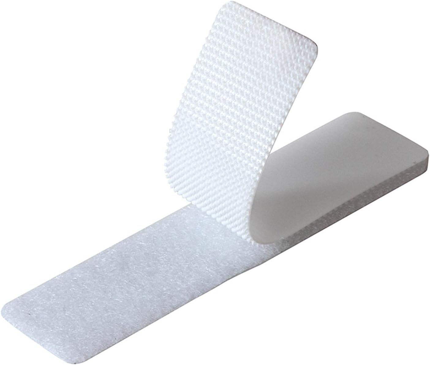 24 Sets 1x4 Inch Hook and Loop Strips with Adhesive Self Adhesive Fasteners Mounting Tape for Home or Office e - Instead of Holes and Screws, White - Image 1