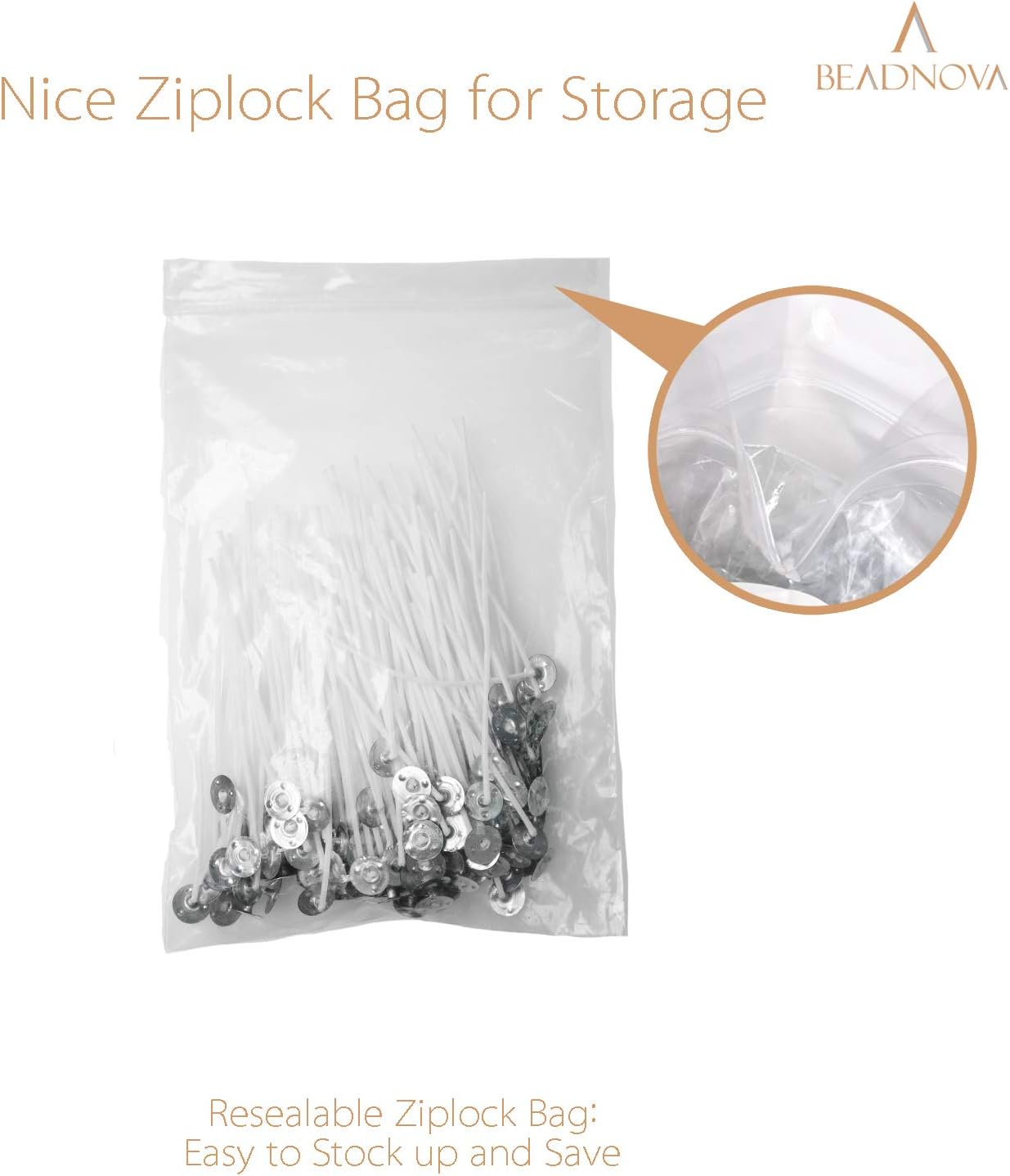 Candle Cotton Wicks 4 Inch 150pcs Short Candle Making Wicks for Making DIY - Image 5