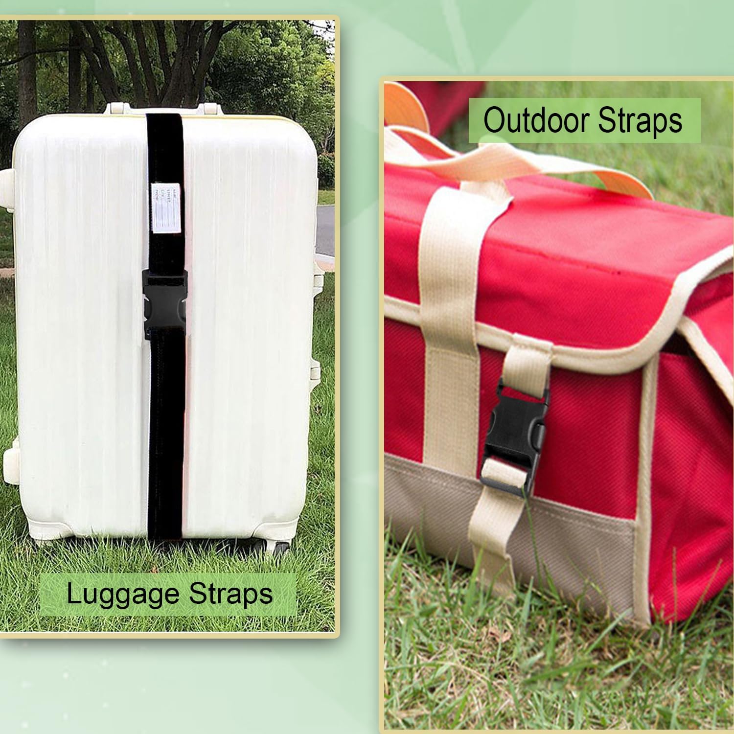 CooBigo 3pcs 1-1/2 Inch Plastic Buckle for Strap Replacment, Heavy Duty Belt Buckles Backpack Clips Luggage Webbing Straps Side Release Buckle Clasp - Image 5