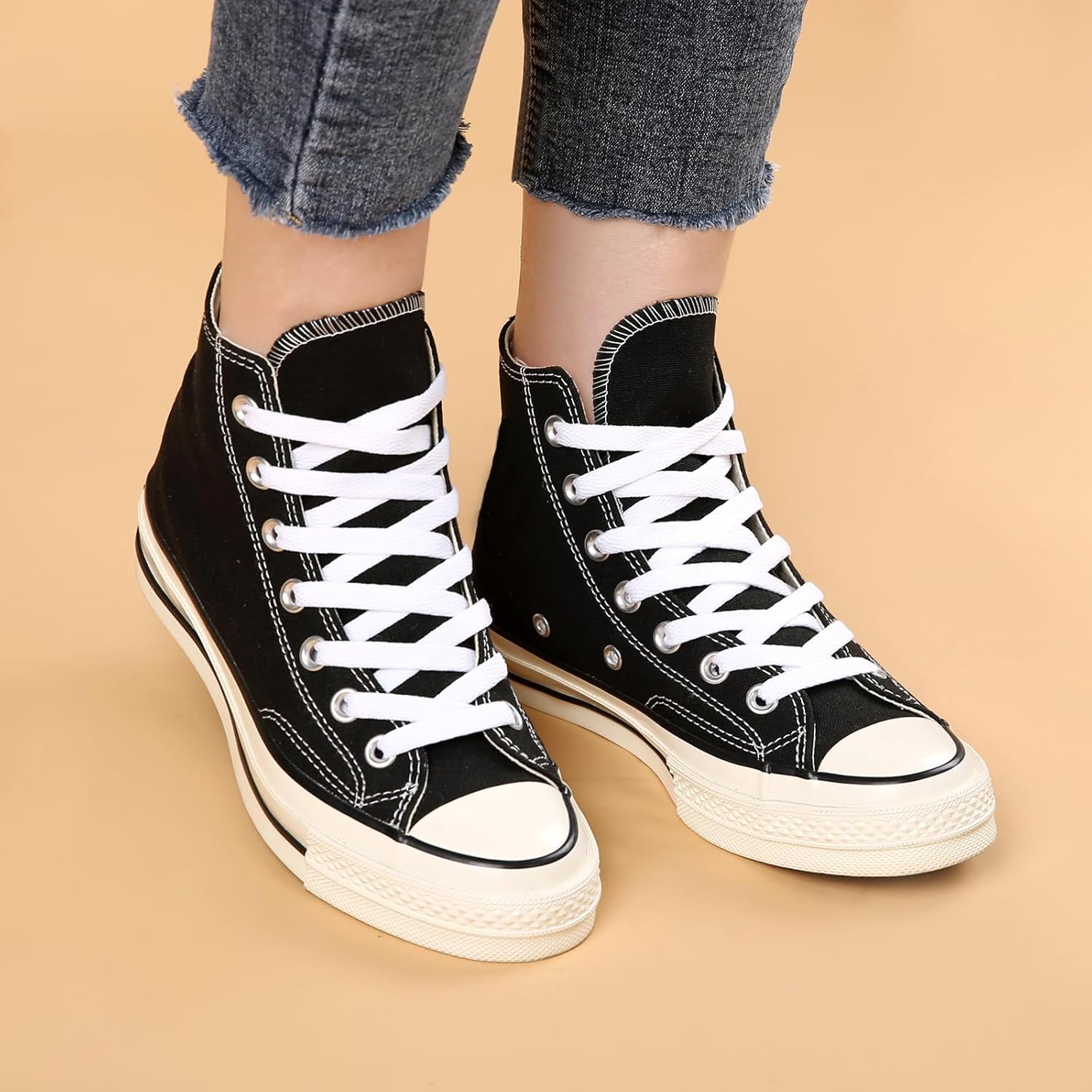 3 Pair Flat Shoe Laces for Sneakers, Shoelaces for Sneakers Athletic Running Shoes Boot Strings - Image 3