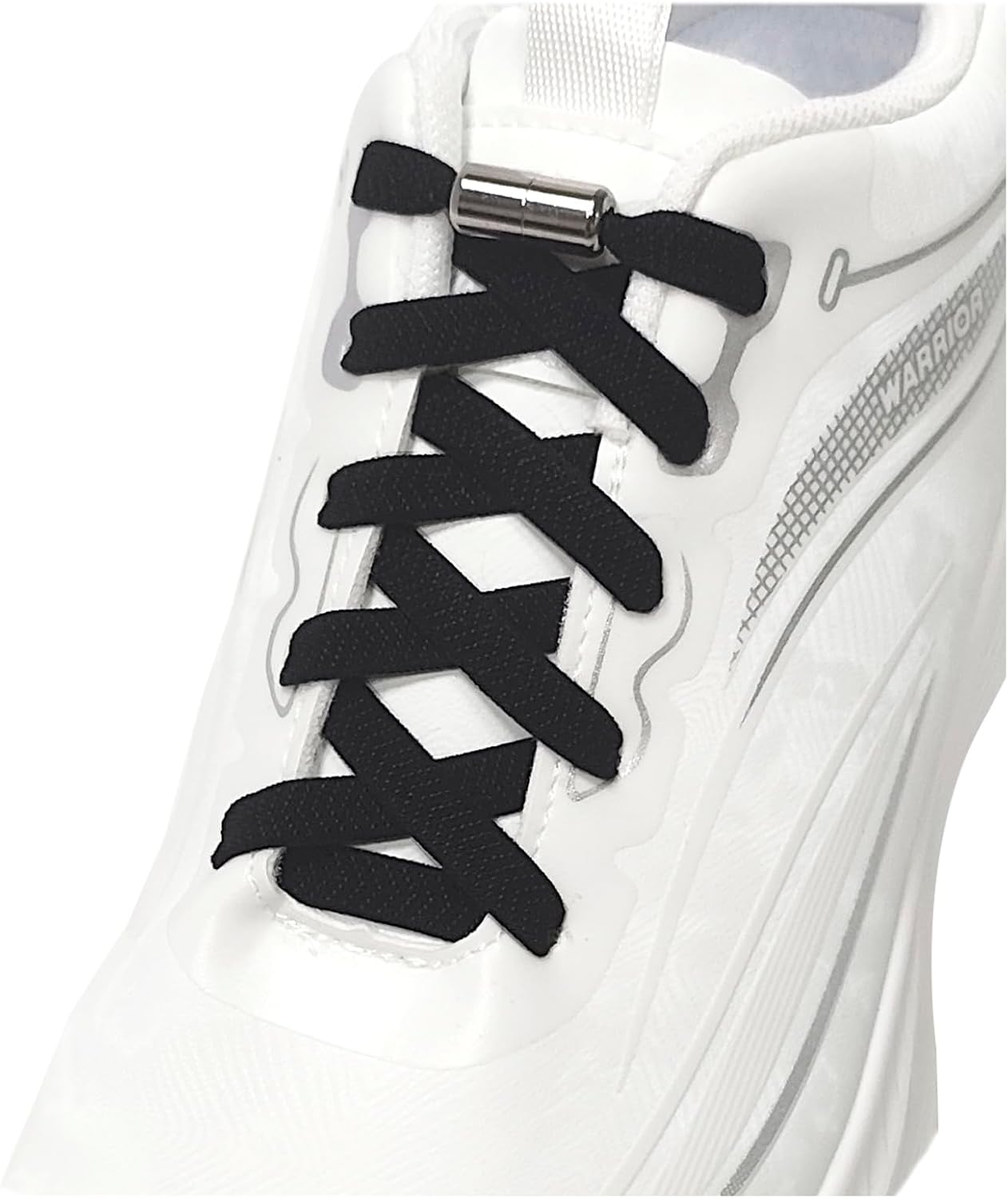 Elastic Shoe Laces for Sneakers, No Tie Shoelaces for Kids and Adults, Tieless Stretch Shoe Strings - Image 1