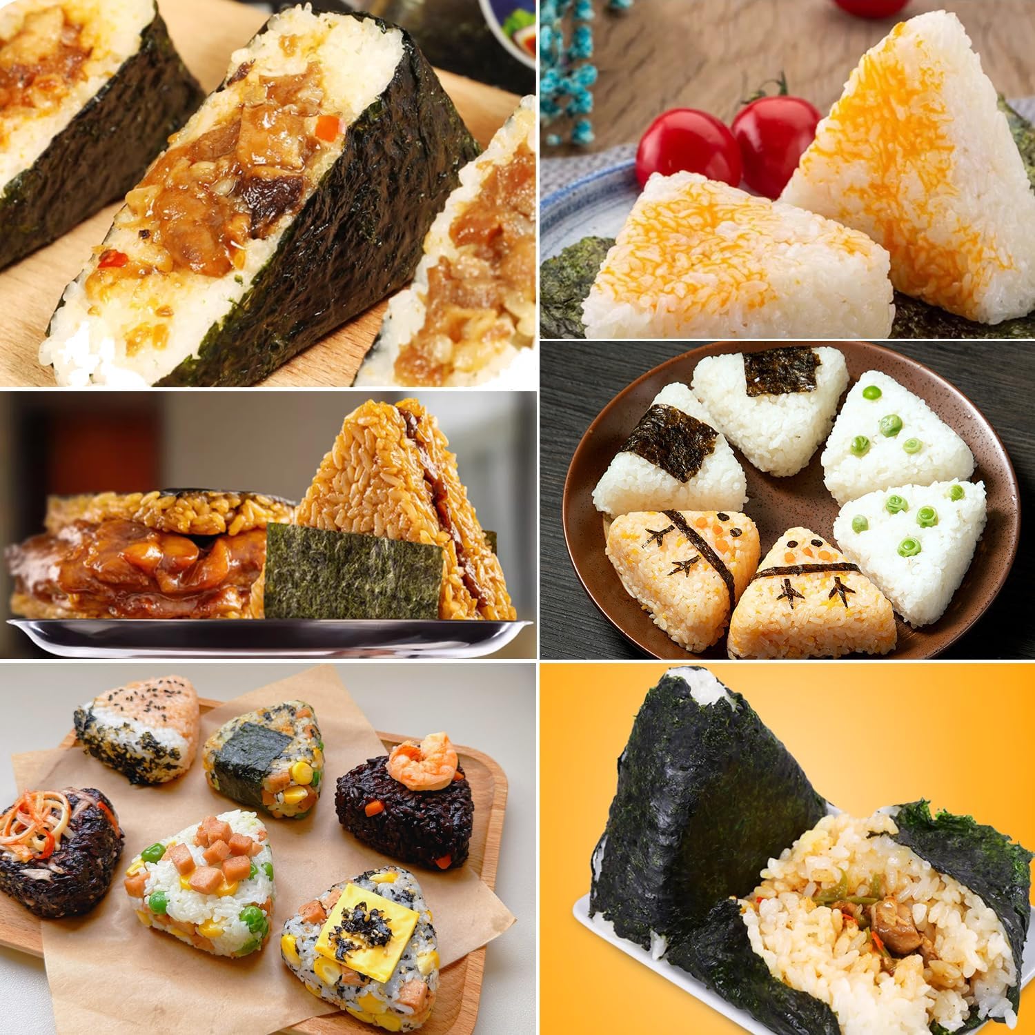 Onigiri Mold Triangle, 2 Pack Large Rice Ball Mold Shi Makers, Japanese Rice Cooker Kit for Lunch Bento - Image 3