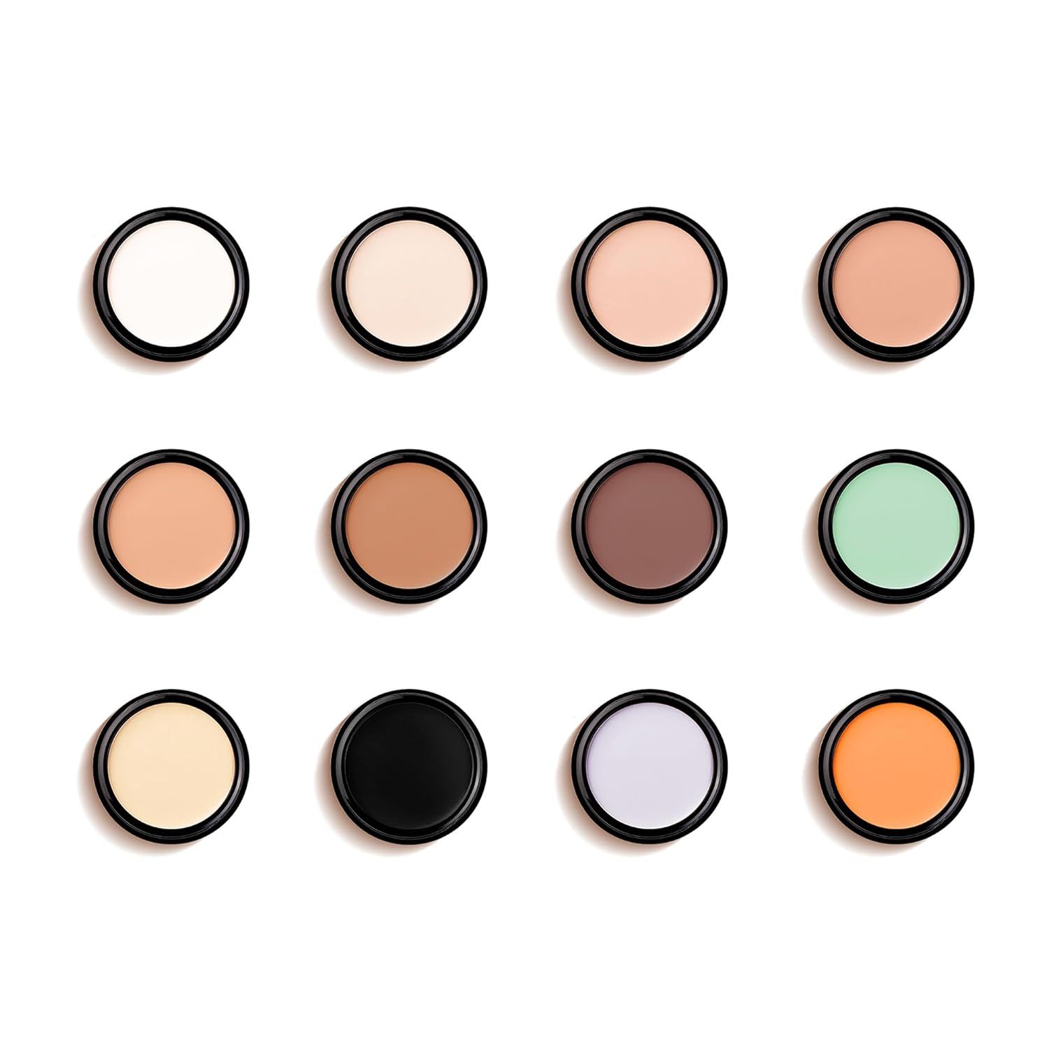 Single Color Face Makeup Concealer Foundation Palette Creamy Moisturizing 0.49oz (Green) - Image 2