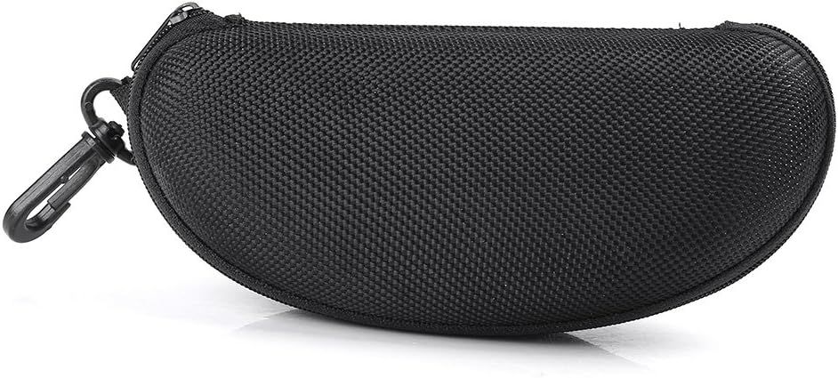 Black Sunglass Case Cover Box For Men Women Storage Case for Safety Glasses with Clip Hard Eyeglass Case for Sunglass Eyeglass Shooting Glasses - Image 3