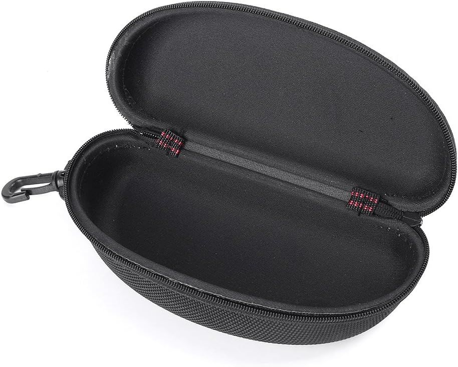 Black Sunglass Case Cover Box For Men Women Storage Case for Safety Glasses with Clip Hard Eyeglass Case for Sunglass Eyeglass Shooting Glasses - Image 4