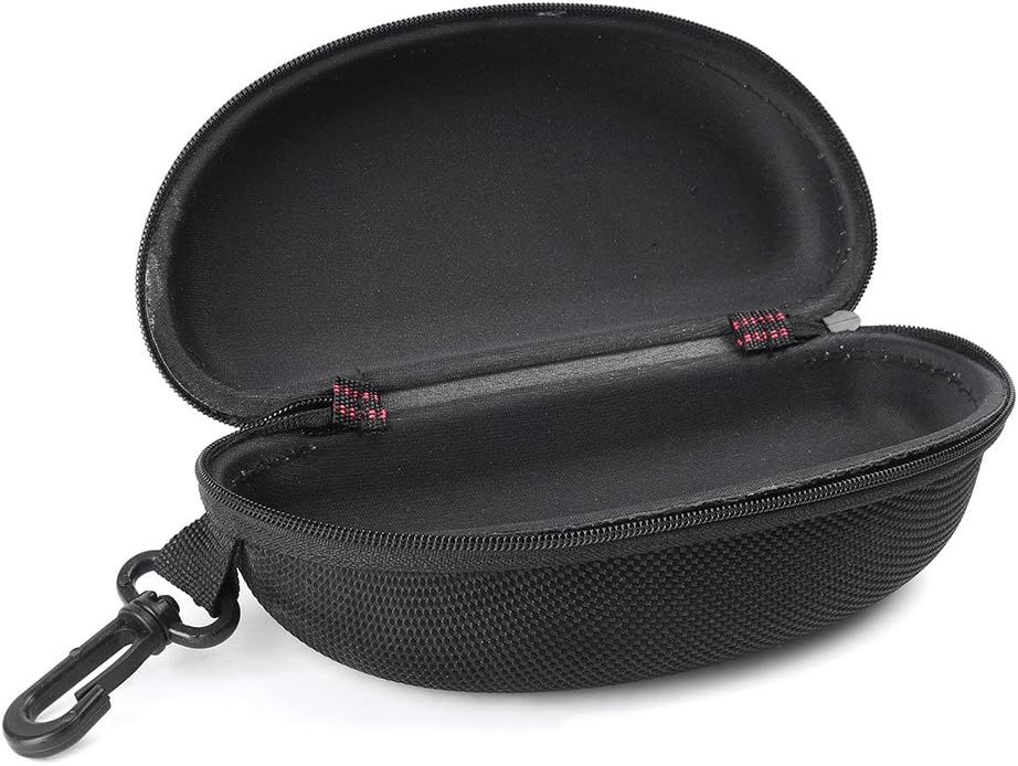 Black Sunglass Case Cover Box For Men Women Storage Case for Safety Glasses with Clip Hard Eyeglass Case for Sunglass Eyeglass Shooting Glasses - Image 5