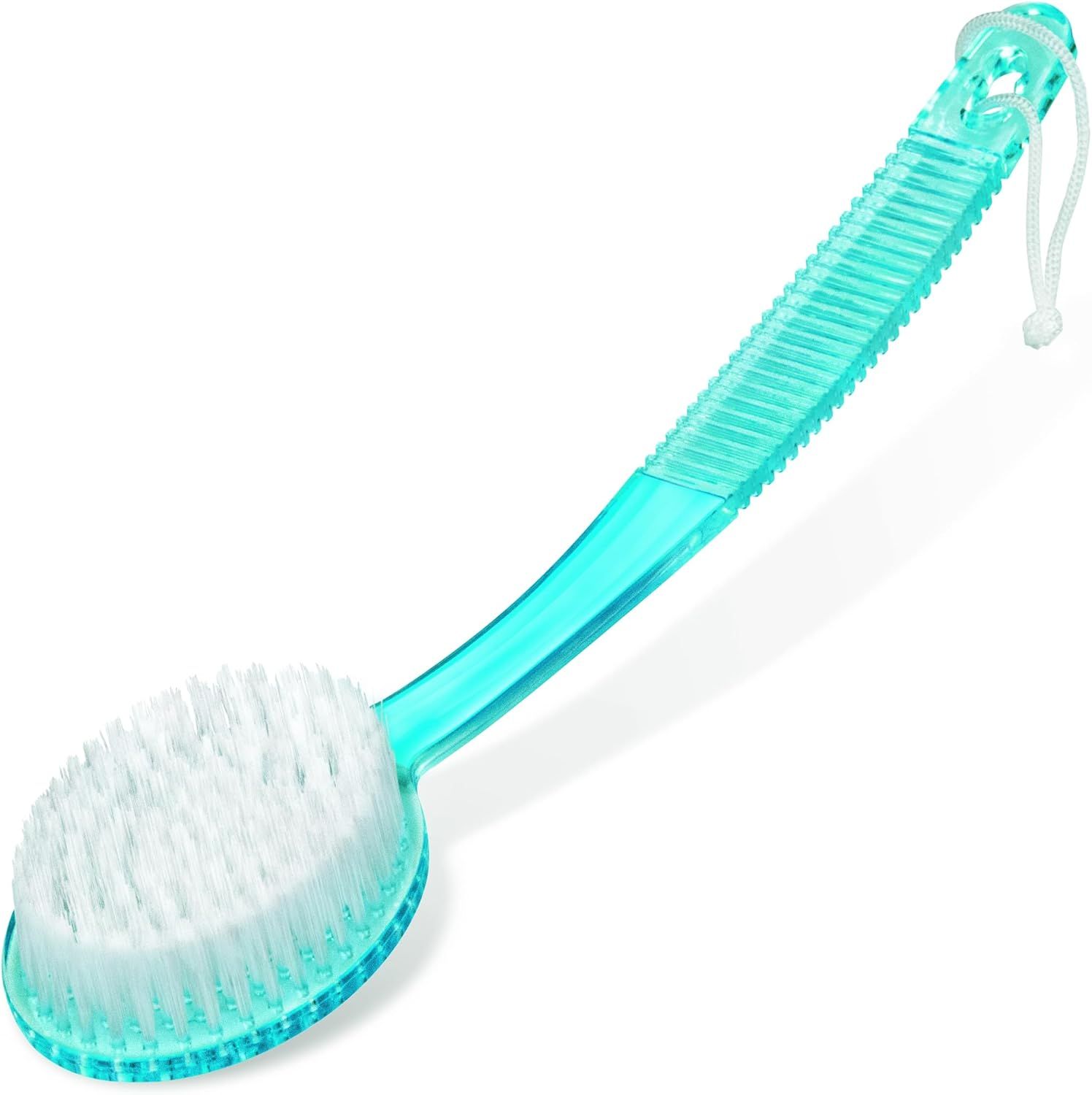 (Random Color, 1 Pack) Bath Brush with Bristles, Long Handle for Exfoliating Back, Body, and Feet, Bath and Shower Scrubber - Image 4