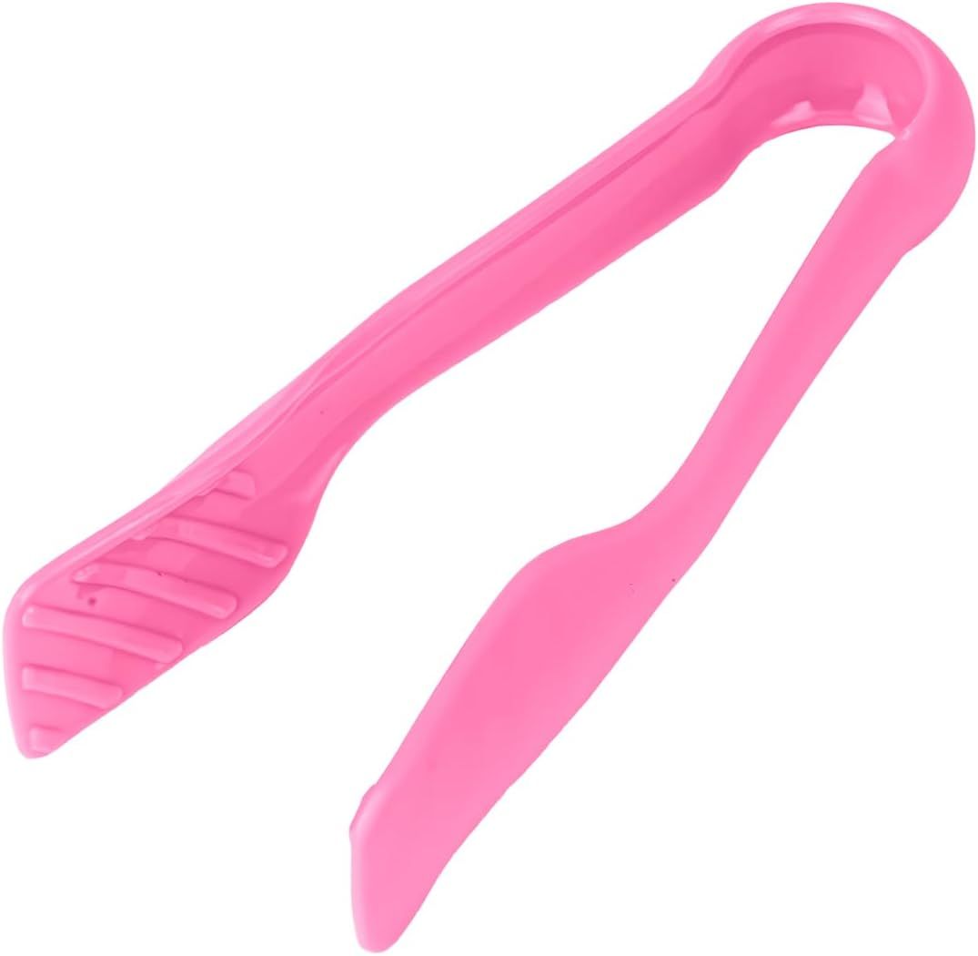 3 Pcs 6” x 8” x 10” Multi Colored Plastic Tong Set, 3 Pack Durable BPA-Free Quality Heavy Duty Perfect for BBQ, Grilling, Salad, Buffets and Kitchen (Pink, Red) - Image 6