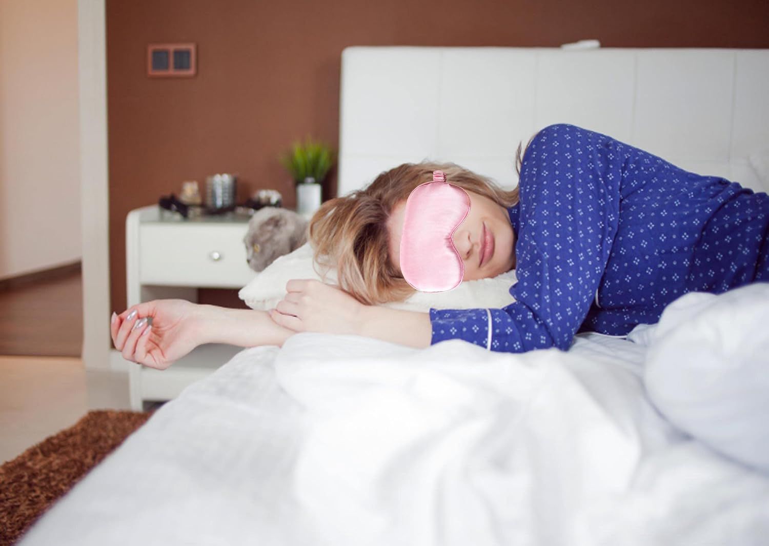 Sleep Eye Mask for Sleeping,Soft and Comfortable Fabric, Eye Shade Cover for Travel,Nap,Night - Image 6