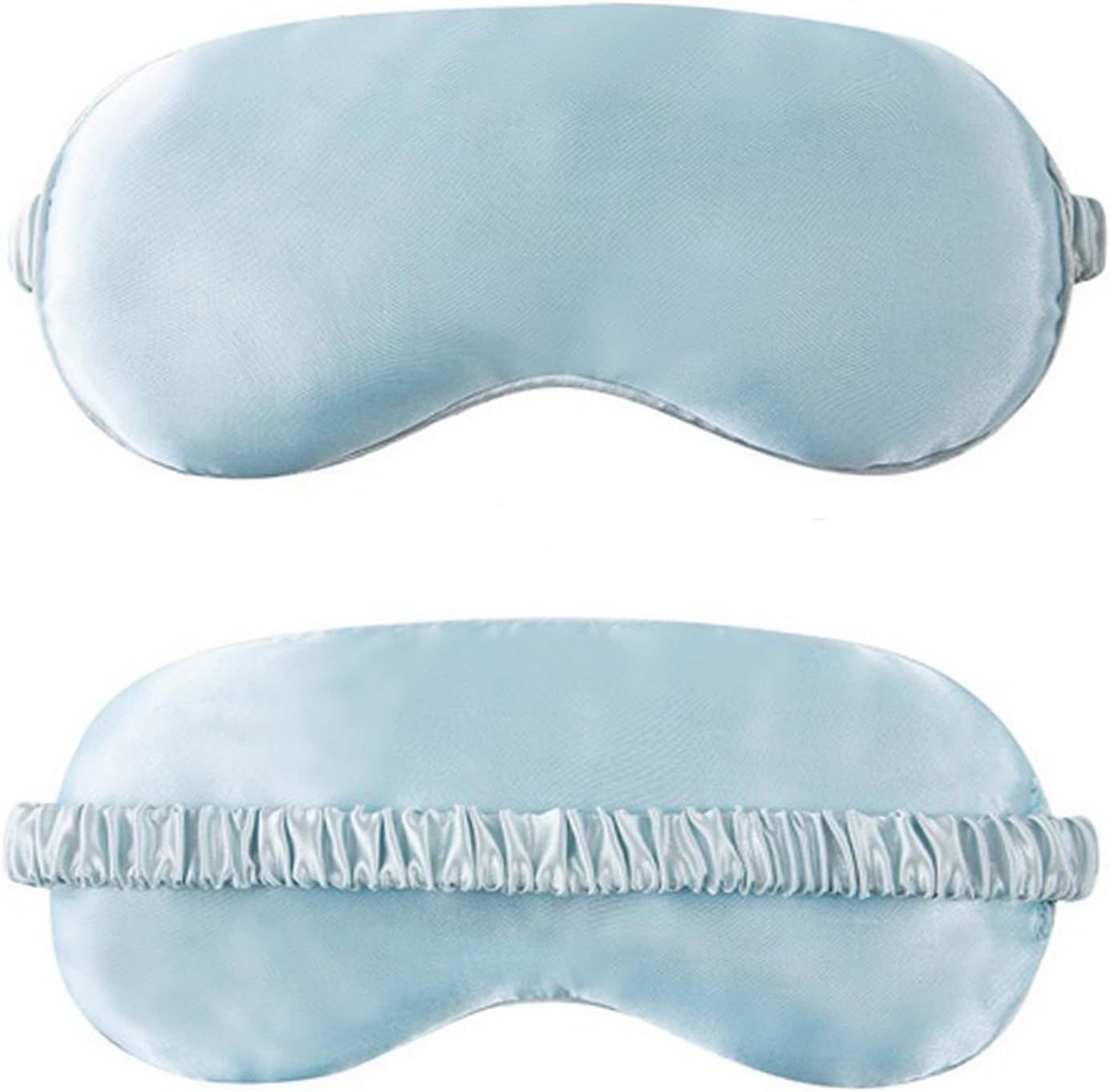 Blue Eye Mask for Sleeping,Soft and Comfortable Fabric, Eye Shade Cover for Travel Nap - Image 1
