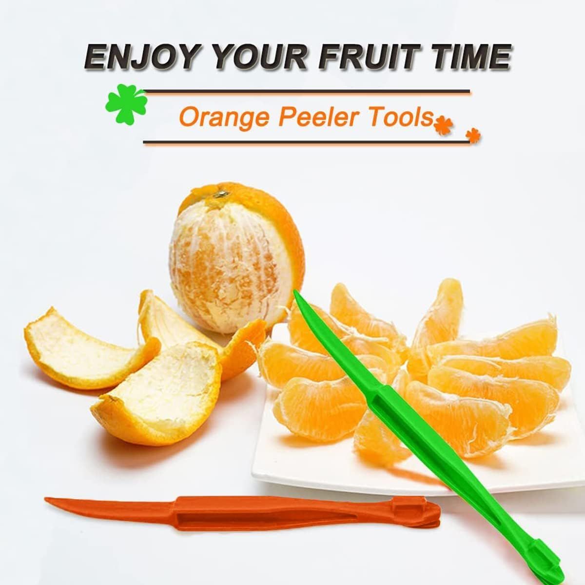 Orange Citrus Peelers Citrus Lemon Citrus Peel Cutter Plastic Easy Slicer Cutter Peeler Remover Opener Kitchen Accessories Knife Cooking Tool Kitchen Gadget (Multiple 2 Pack) - Image 5