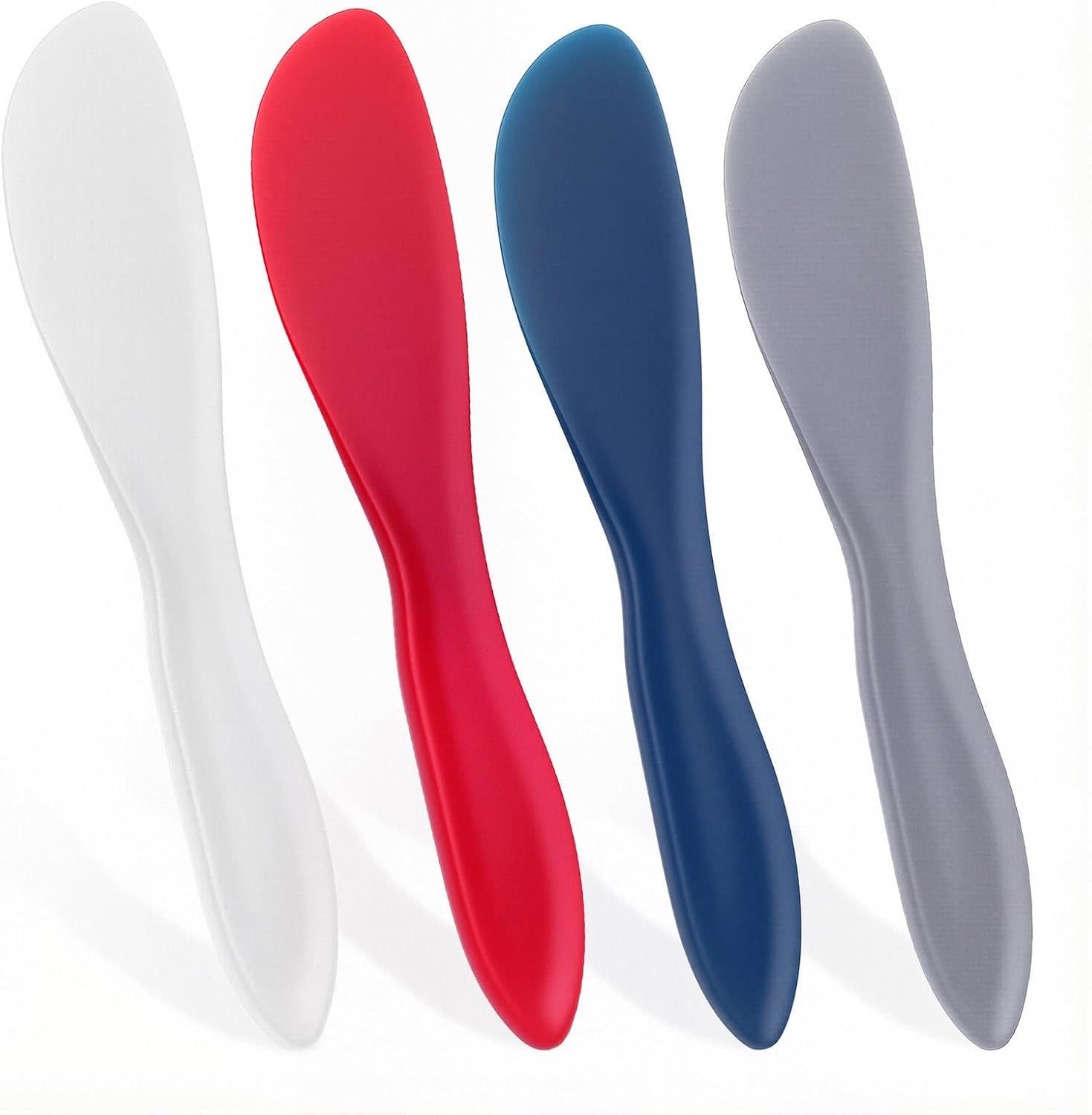 4Pack Plastic Butter Spreader Knife, 6.96X1.37'' Multi Purpose Butter Knifves Spreader, Butter Cheese Spreader Frosting Knives, Plastic Multi Purpose Buttering Knife-cutter for Butter, Jelly, Cream Cheese and Nut Butter ﻿ - Image 1