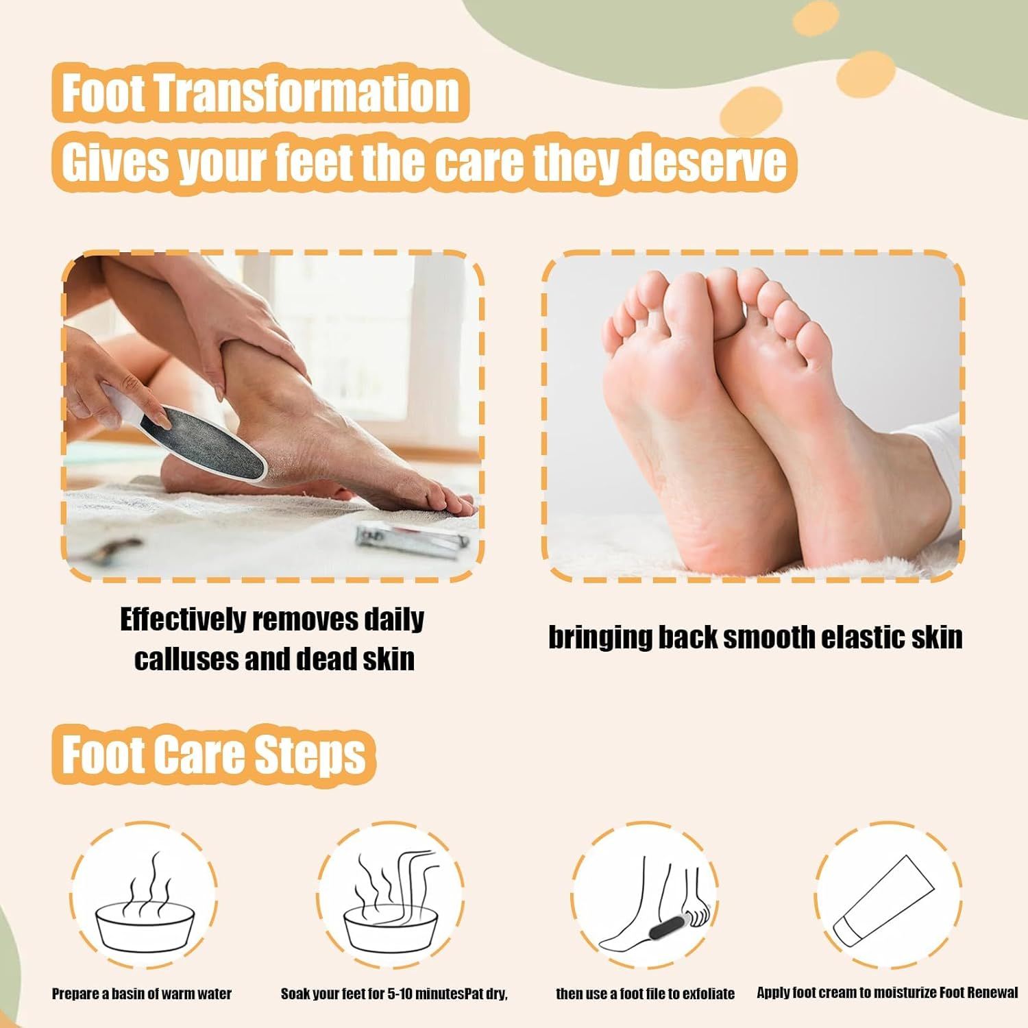 3PCS Precision Callus Remover & Bunion Scrubber for Toe Gaps, 2 Style Toe Callus Remover & Foot File Exfoliator with Compact Design for Pedicures and Sensitive Areas - Image 4