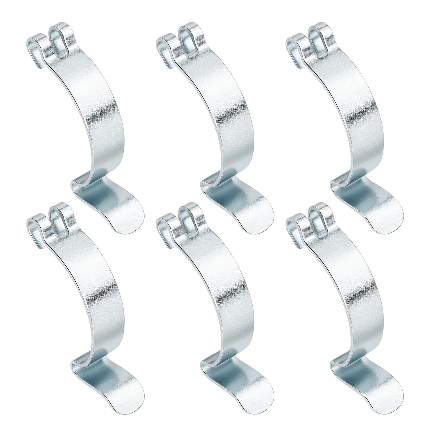 Car Air Filter Clips, 6PCS Stainless Steel Air Cleaner Cover Clip for Car, Airing Filter Clean Housing Box Lid Spring Clip Clamp, Universal Airs Cleaning Filters Box Housing Retaining Clipings ﻿ - Image 1