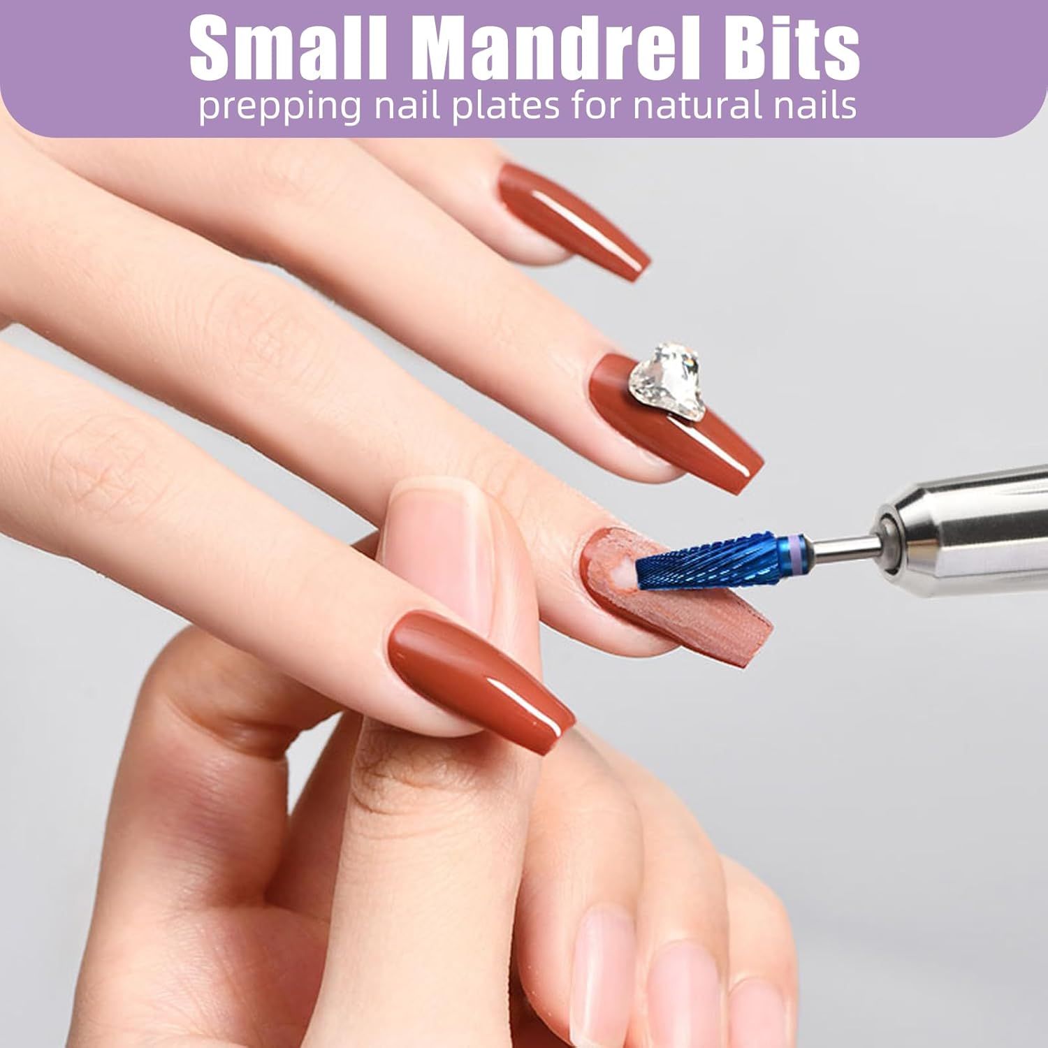 4PCS 3/32 Shank Mandrel Nail Drill Bits, Small Sanding Bands Nail Drill Bits, 3mm Mini Mandrel for Nail Sanding Bands, Stainless Steel Sanding Band Nail Drill Bit for Electric Drill File Machine - Image 4