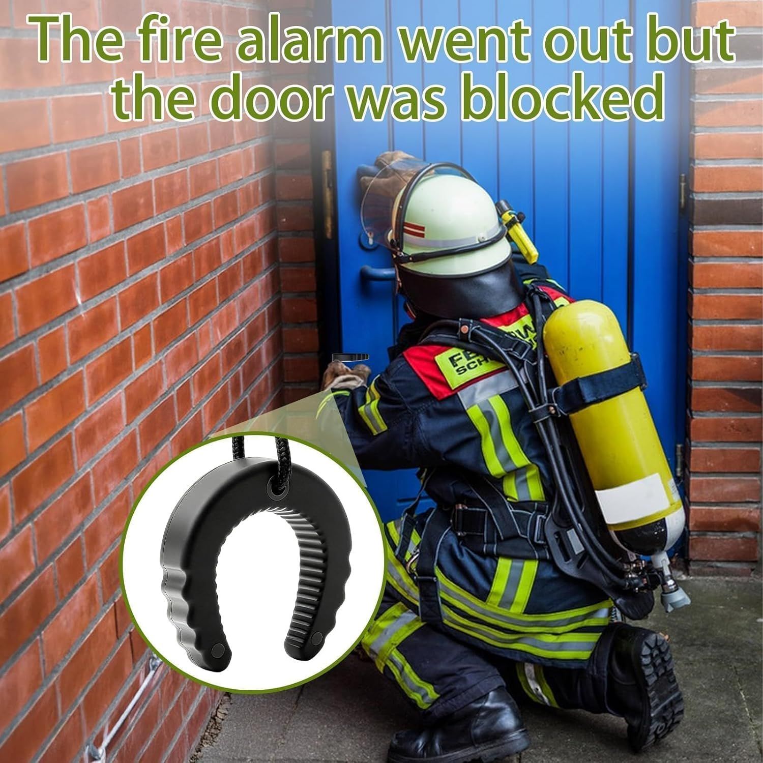 3 Pack First Responder Door Stop Jammer Heavy Duty Rubber Emergency Door Wedge for Police Firefighter EMS Non-Slip Tactical Entry Tool Security Guard Equipment 2 Black 1 Orange Jammer Multi-Surface - Image 4