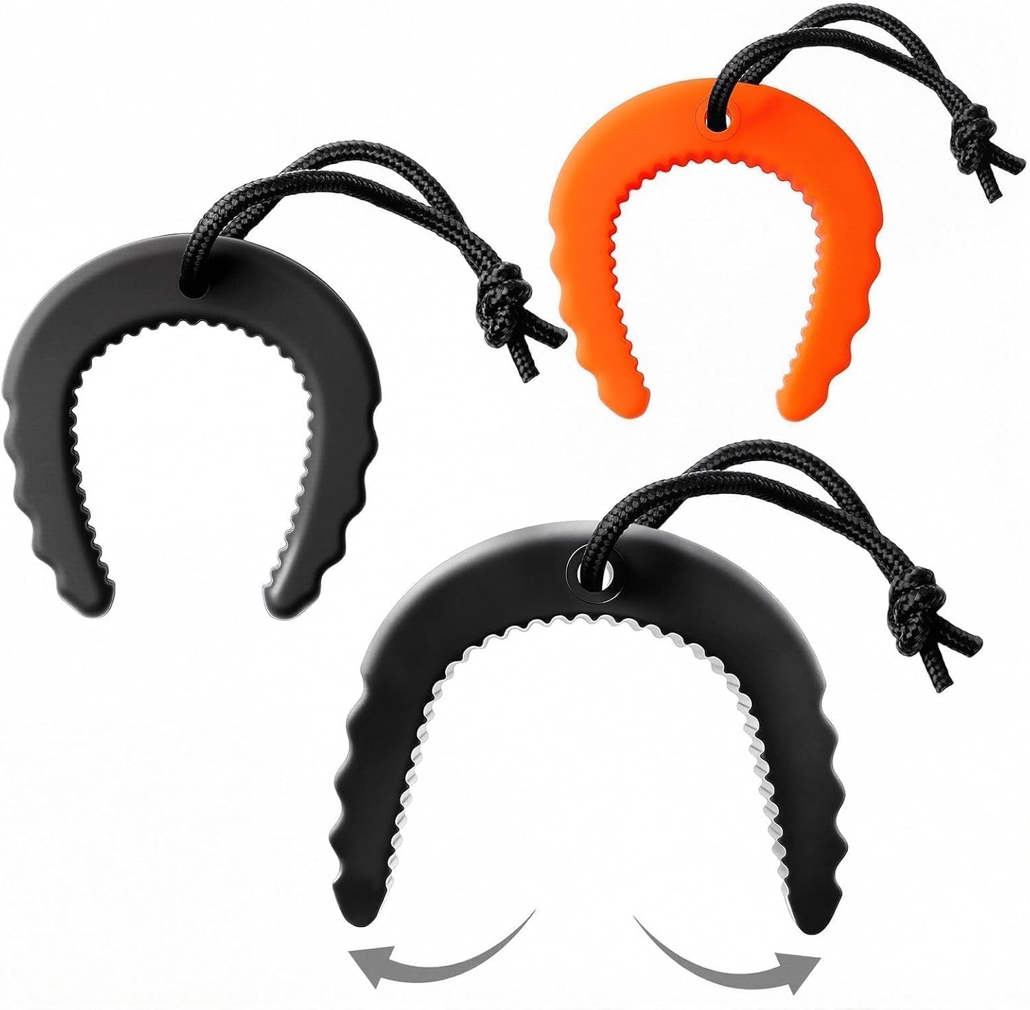 3 Pack First Responder Door Stop Jammer Heavy Duty Rubber Emergency Door Wedge for Police Firefighter EMS Non-Slip Tactical Entry Tool Security Guard Equipment 2 Black 1 Orange Jammer Multi-Surface - Image 7