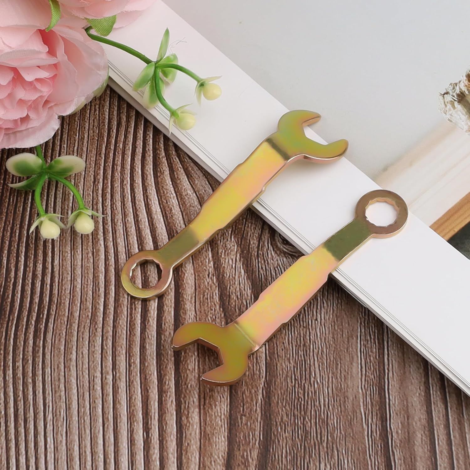 4pcs Pivot Pocket Door Wrench, 0.83'' Pocket Door Wrenches, Adjustment Pocket Wrenches-Rv Pockets Door Adjusting Hardware, Bi-Fold Doors Hardware Adjustment Tool for Folding Door, Sliding Doors Hanger - Image 2