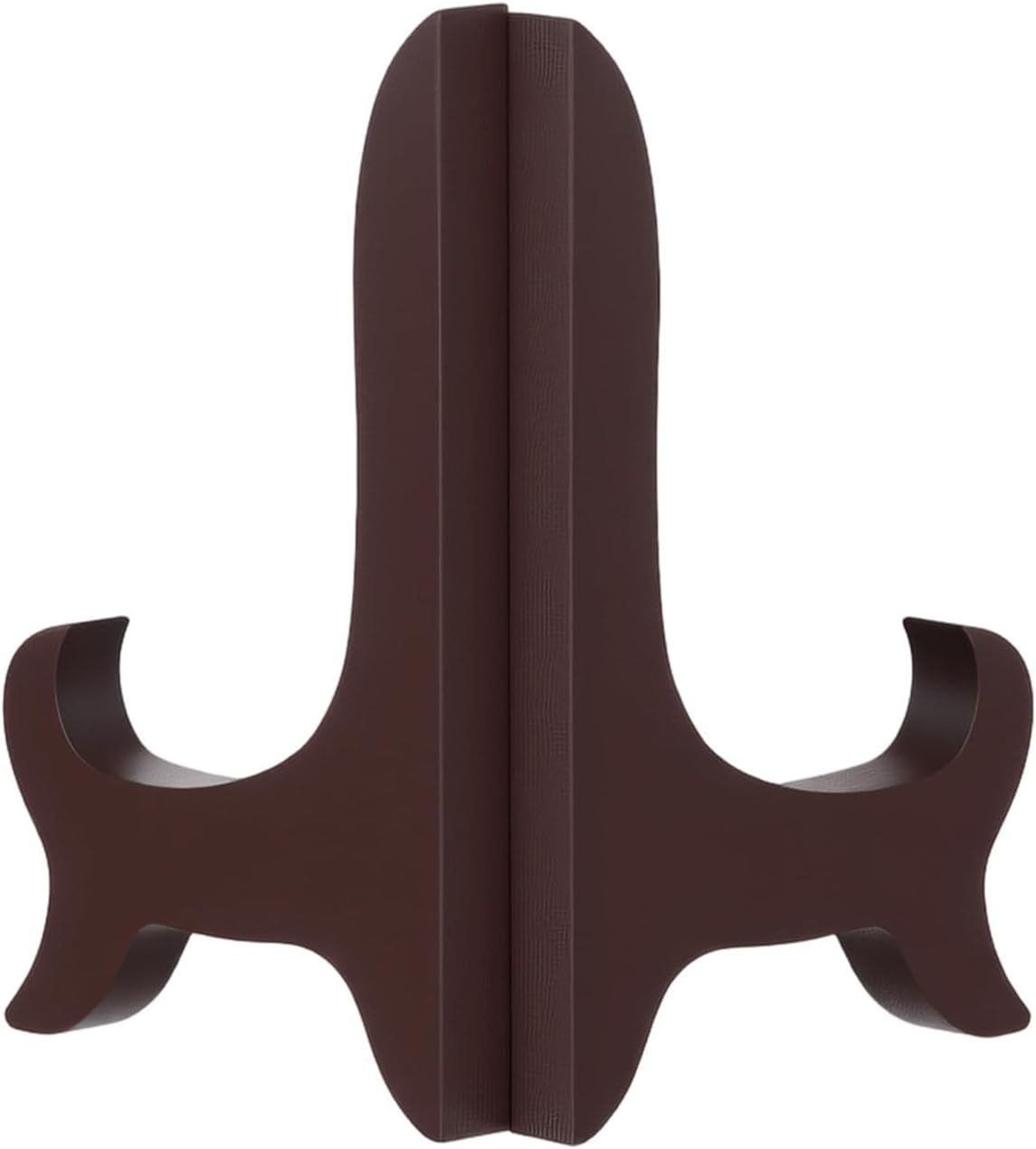 2 Pcs 3.94in Wooden Easel Plate Holder, Decorative Wooden Display Stand, Folding Small Easels for Display, Brown Small Picture Stands for Display Picture Frame Book Dish Artwork Easels - Image 7