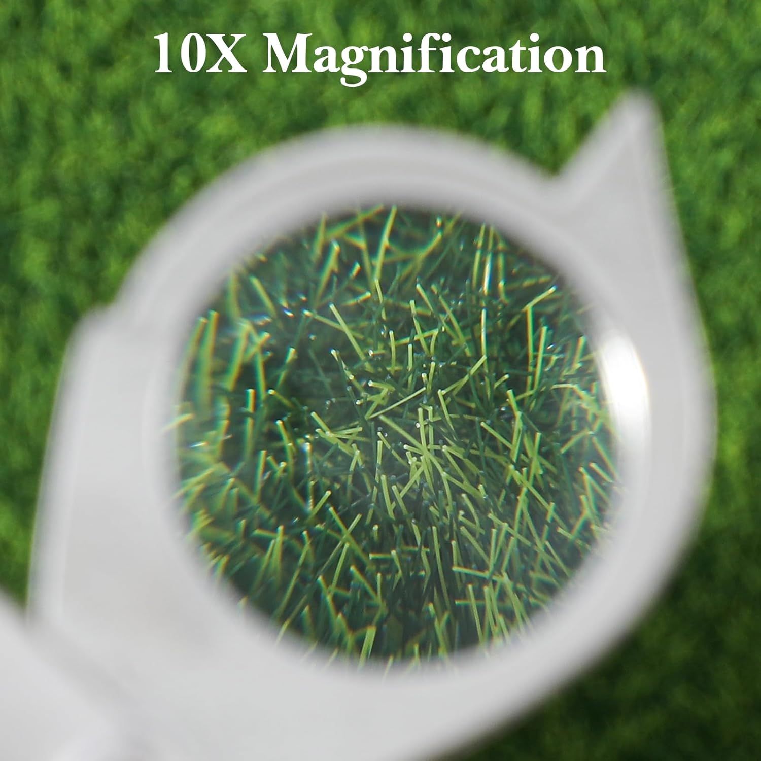 2 Pcs 10x Mini Pocket Magnifying Glass, Small Rotating Folding Jewelry Loupe, Stainless Steel Portable Pocket Magnifier with Keychain for Reading, Coin, Jewelry or Exploring (Silver, Boxed) - Image 4