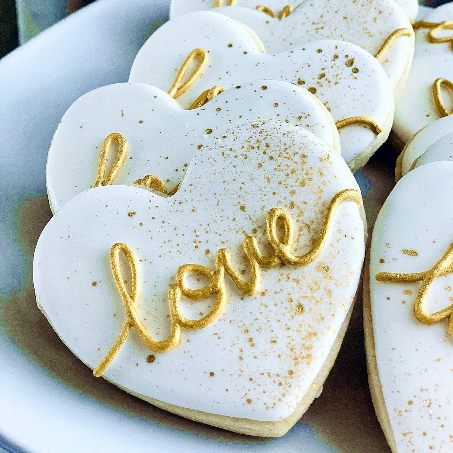 5 Pieces Heart Cookie Cutter Set - Valentine's Day Heart Shapes Stainless Steel Cutters Molds for Anniversary, Bridal, Engagement and Wedding, Baking Gifts - Image 5