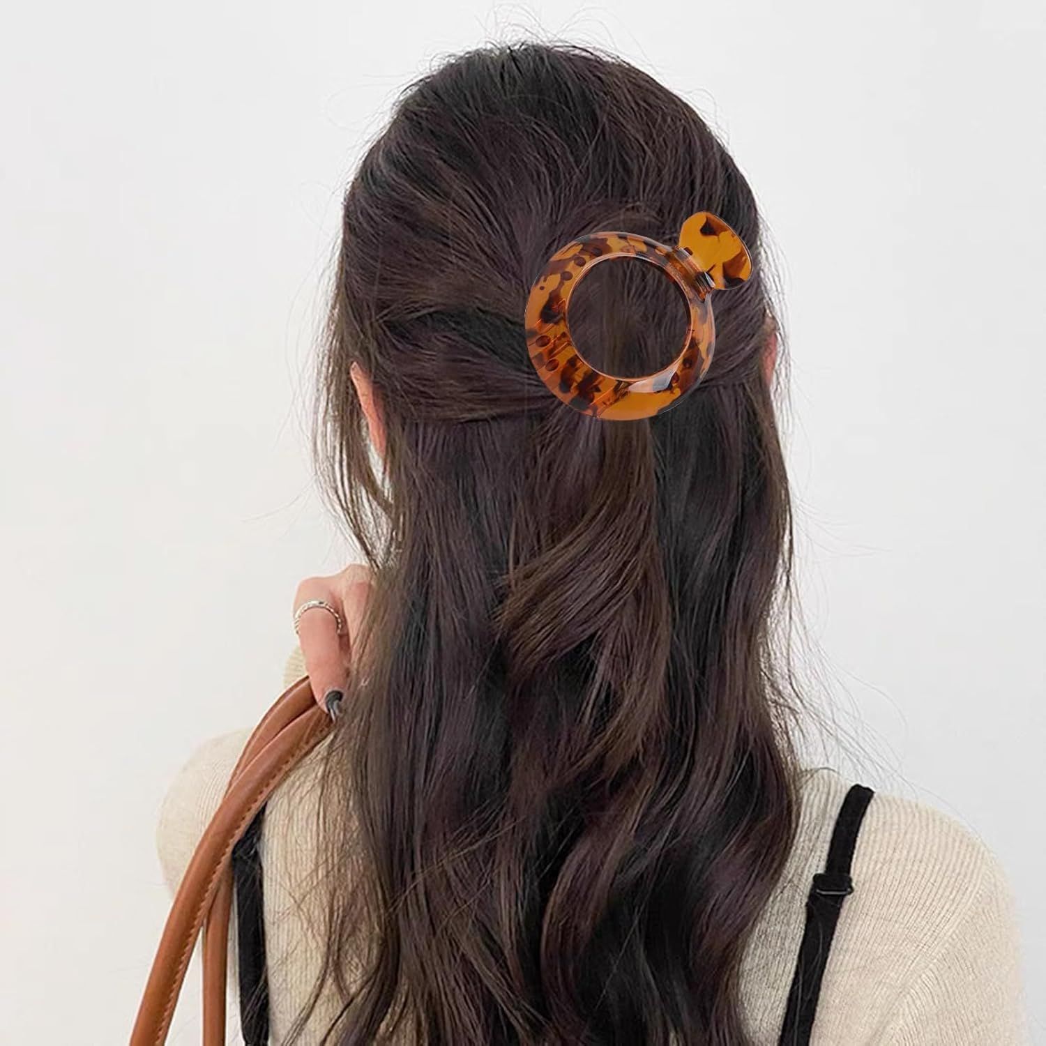 4 PCS Small Flat Hair Clips for Thin Hair Non-slip Hair Catch Jaw Clamp, Resilient Spring Action Perfect Everyday Accessory Clamps Hair Accessories for Women Girls - Image 4