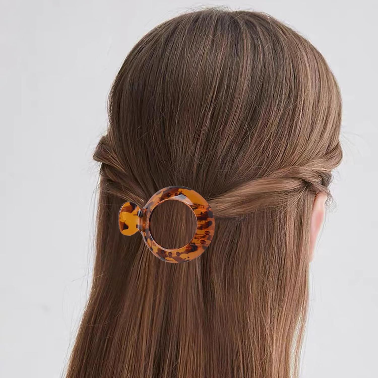 4 PCS Small Flat Hair Clips for Thin Hair Non-slip Hair Catch Jaw Clamp, Resilient Spring Action Perfect Everyday Accessory Clamps Hair Accessories for Women Girls - Image 6