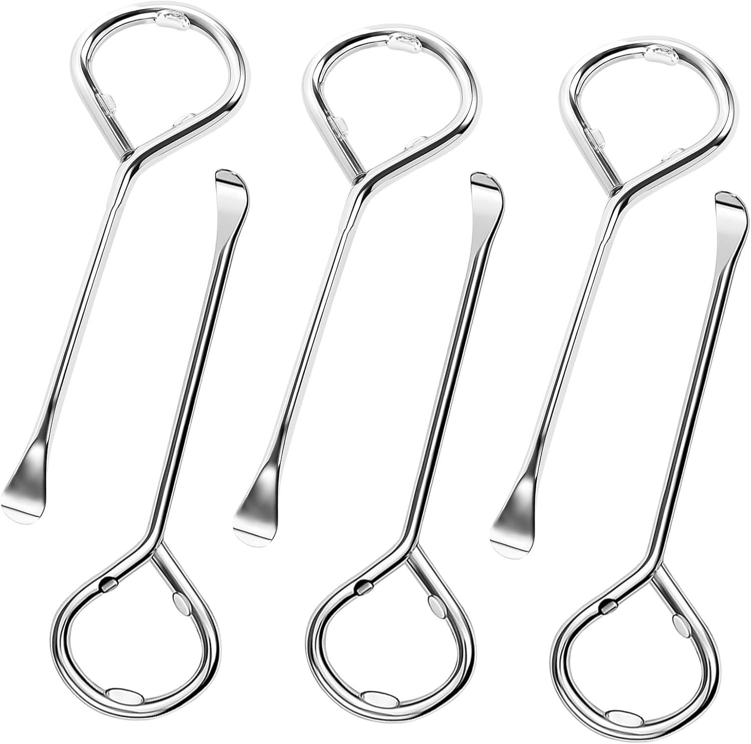 6 PCS Bottle Opener,Stainless Steel Paint Can Openers Metal Paint Can Openers for Oil Barrels,Paint Barrels,Beer - Image 1
