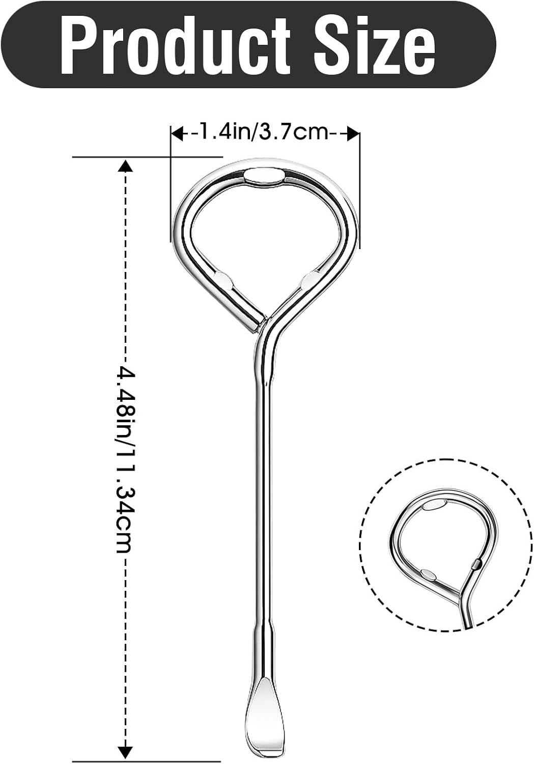 6 PCS Bottle Opener,Stainless Steel Paint Can Openers Metal Paint Can Openers for Oil Barrels,Paint Barrels,Beer - Image 3