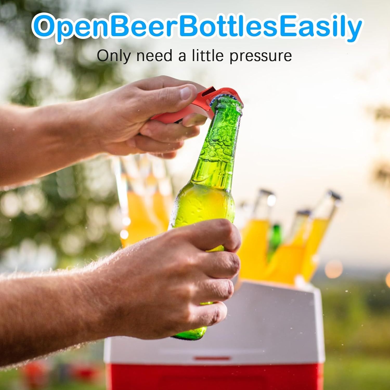 9 PCS Beer Bottle Openers,Colorful Aluminum Bottle Openers Keychains for Beer,Cans,Soda - Image 4